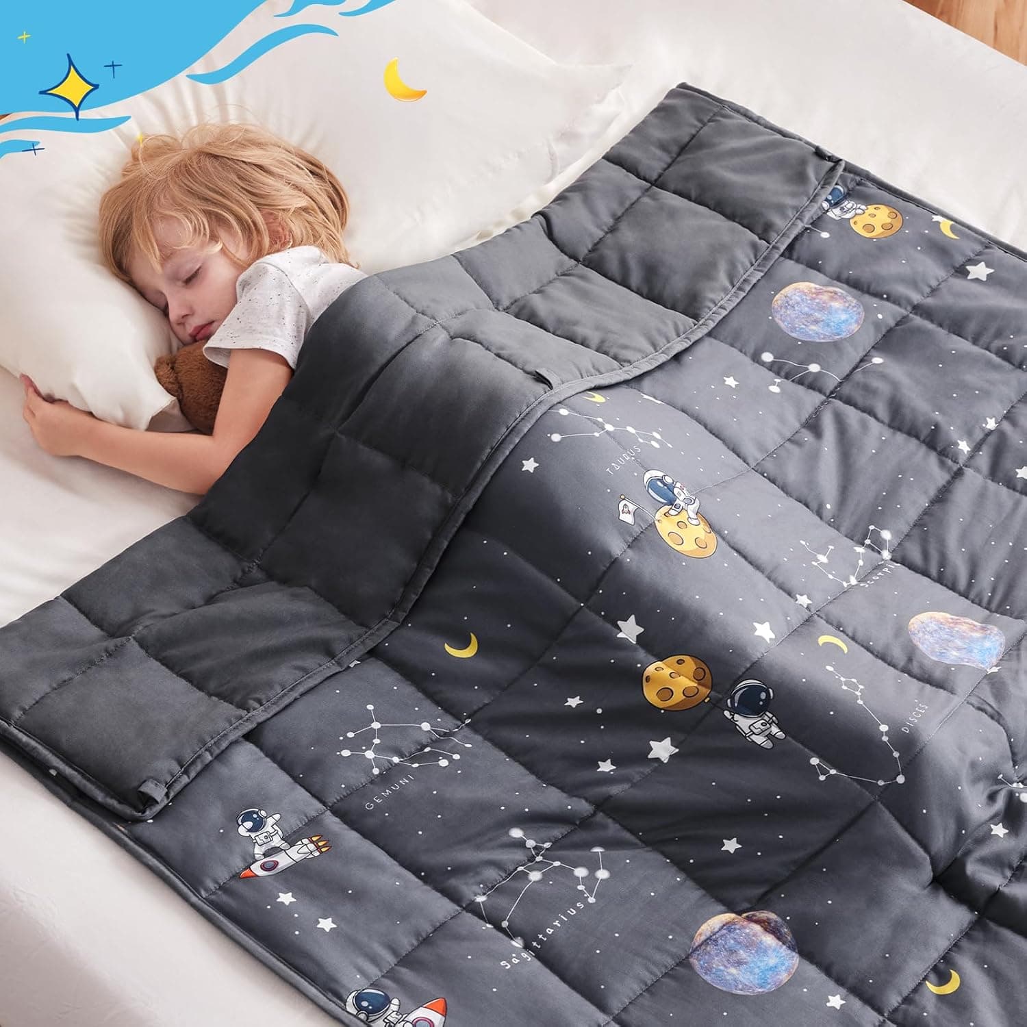 anfie Weighted Blanket for Kids (5 lbs, 36x48) thumbnail 3
