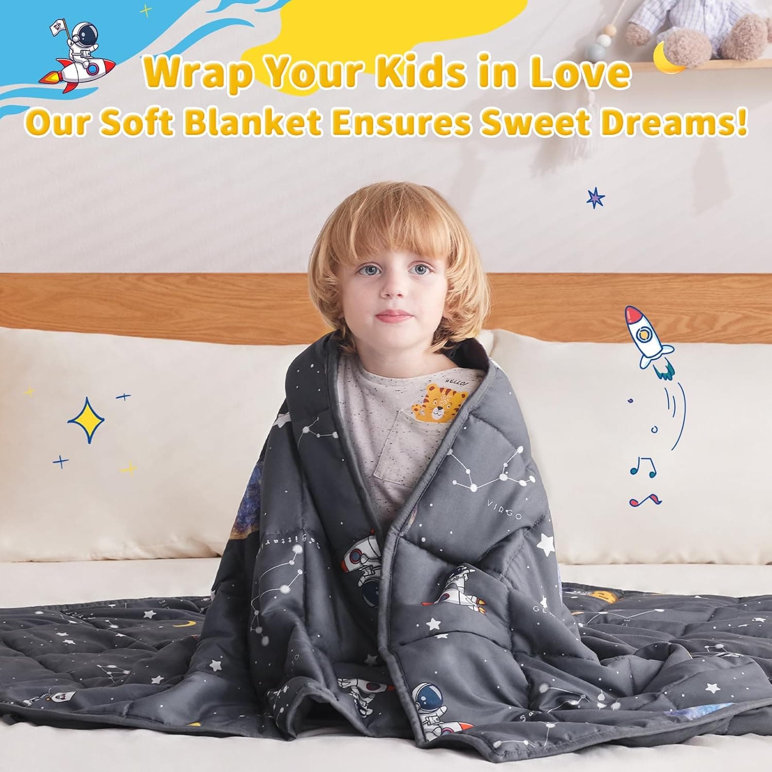anfie Weighted Blanket for Kids (5 lbs, 36x48) thumbnail 5