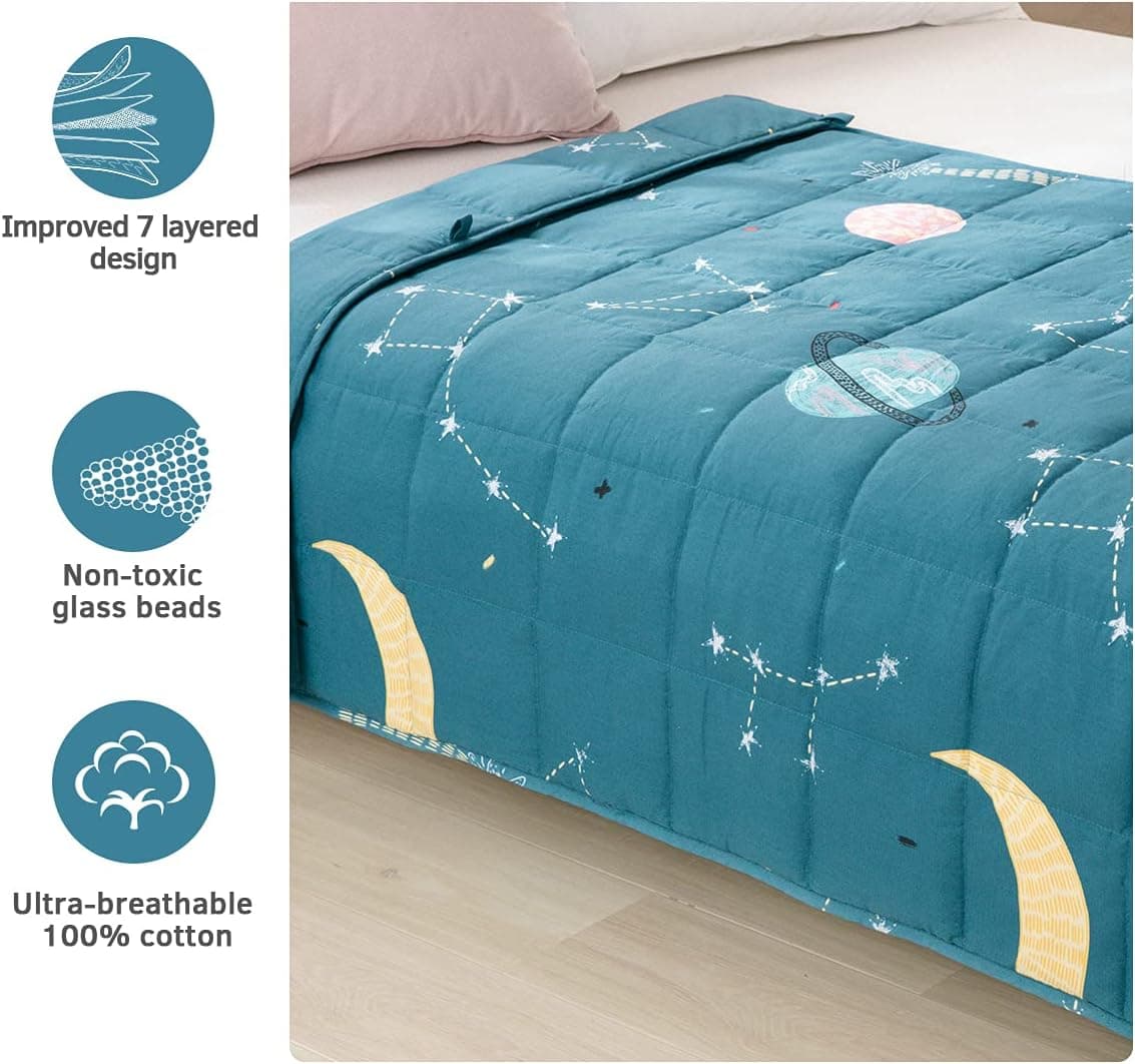 Mr. Sandman Weighted Blanket for Kids (3 lbs) thumbnail 5