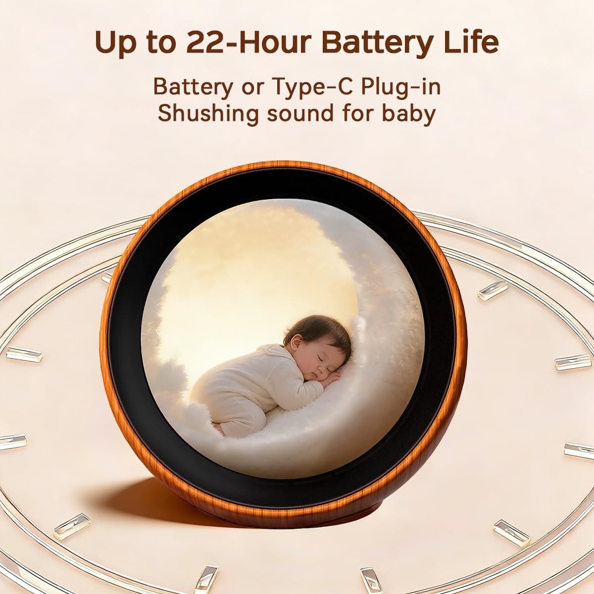 Portable White Noise Machine for Baby (Battery, 32 Sounds) thumbnail 3