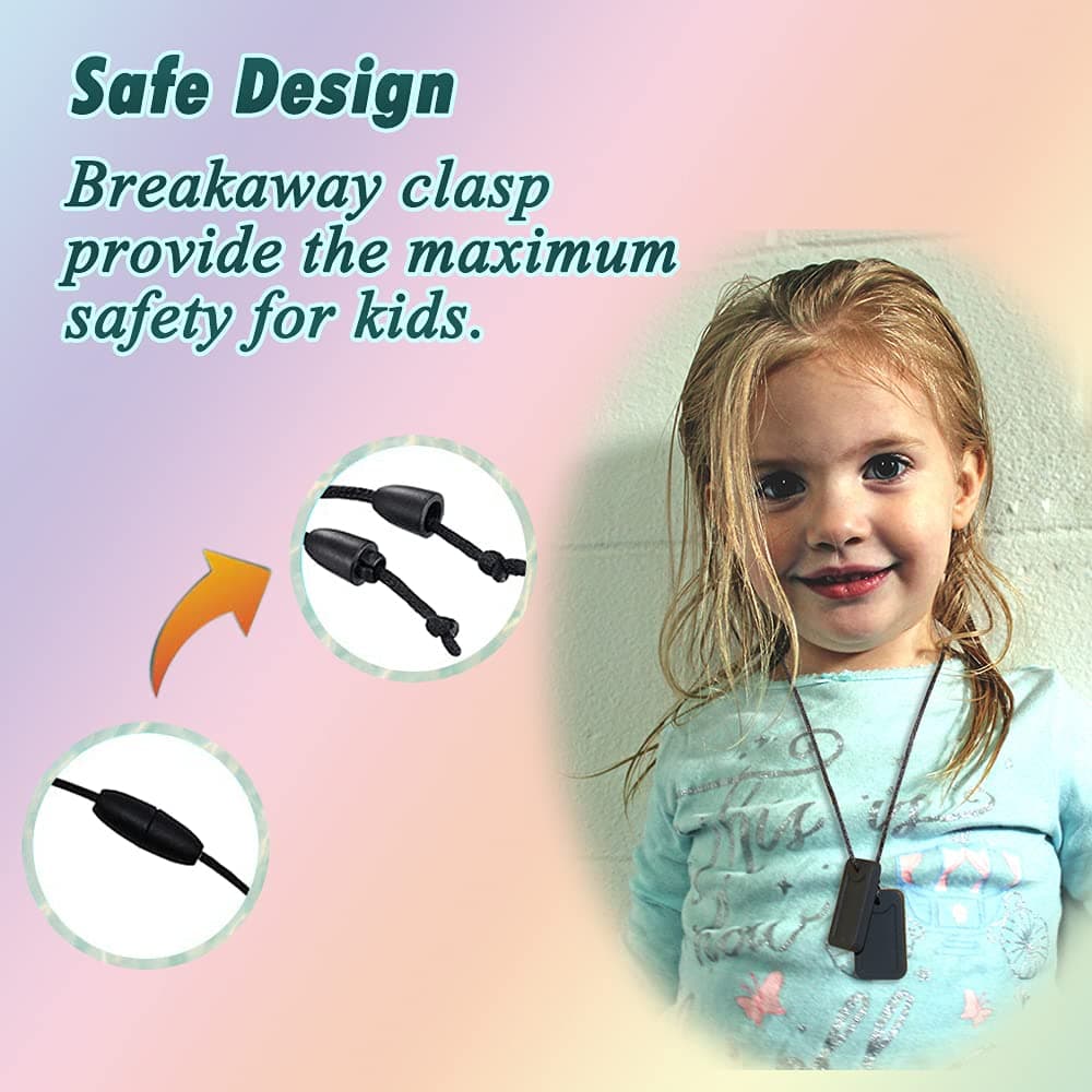Sensory Chew Necklace Dog Tag Pendant thumbnail 3