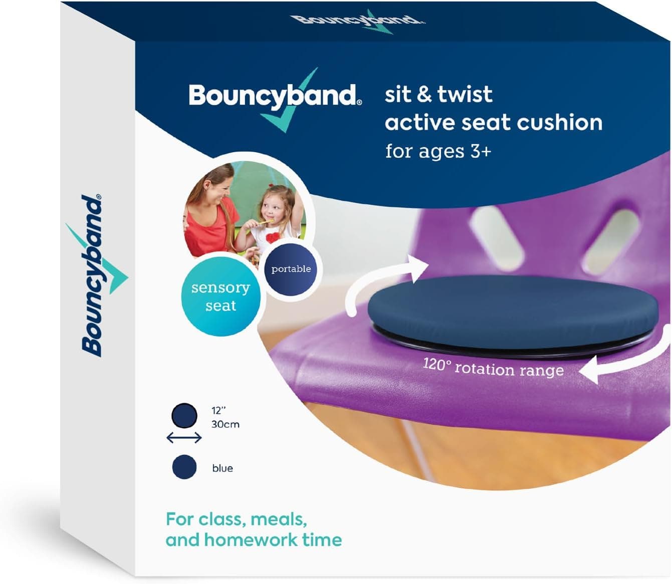 BouncyBand Sit & Twist Active Seat Cushion (12 inch)