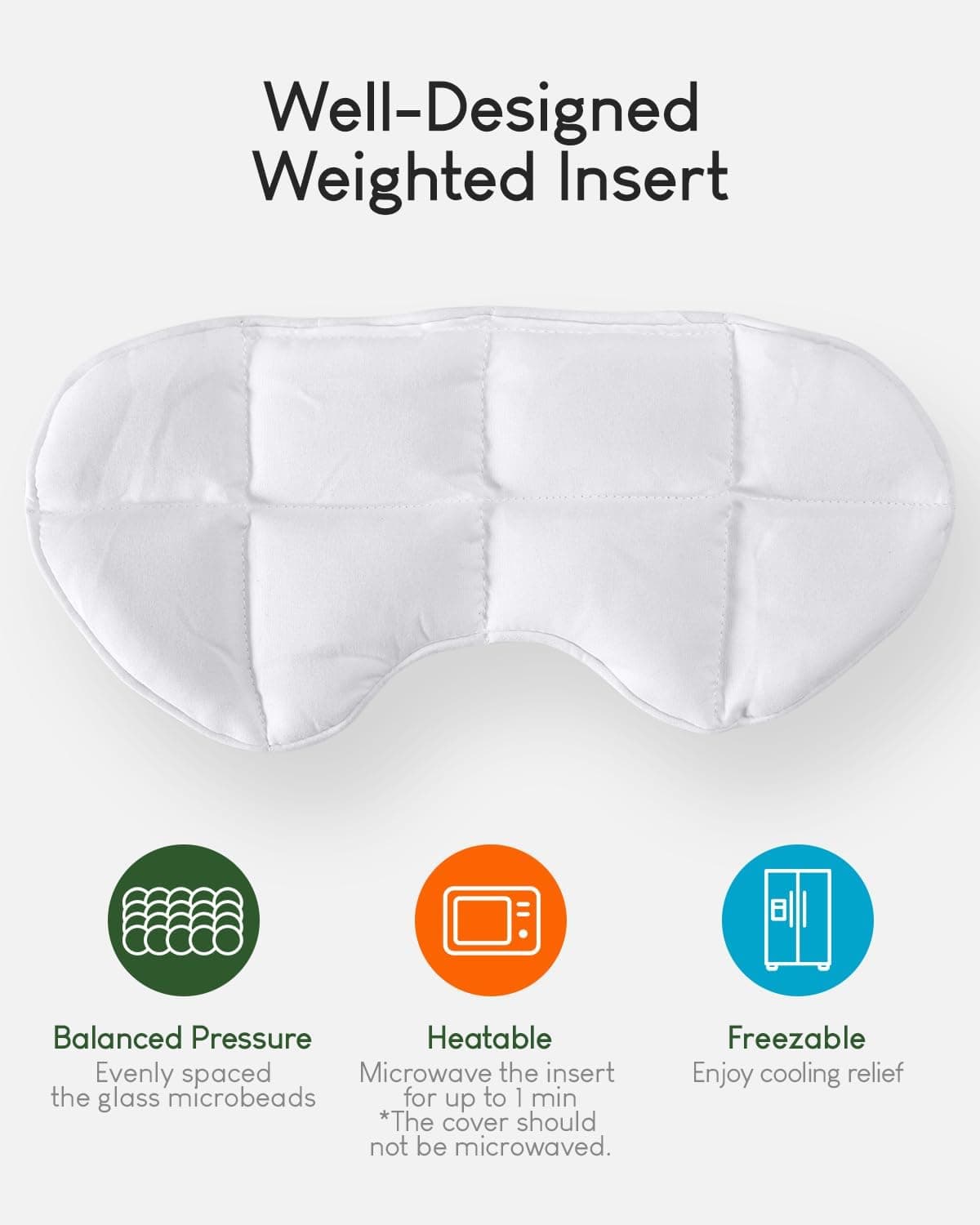 Sivio Weighted Eye Mask — Cooling & Cozy Reversible thumbnail 5