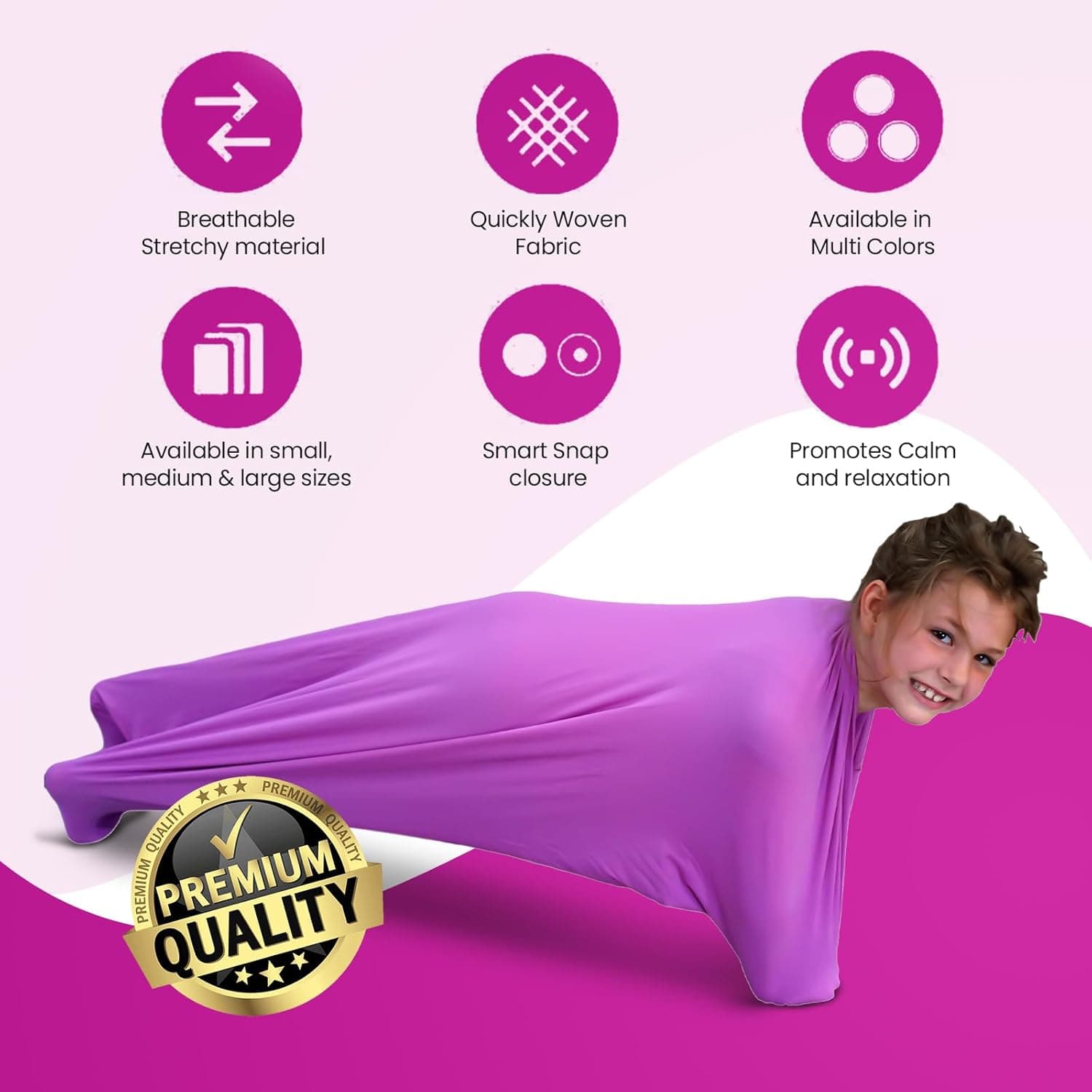 SENSORY4U Sensory Sack Body Sock (Stretchy) thumbnail 3