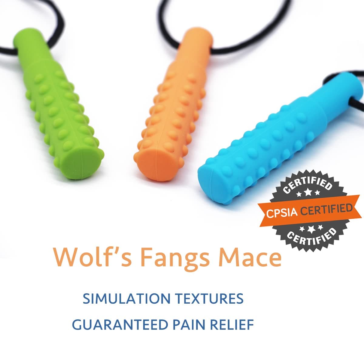 Xtra Tough Sensory Chew Necklace (3 Pack) thumbnail 4