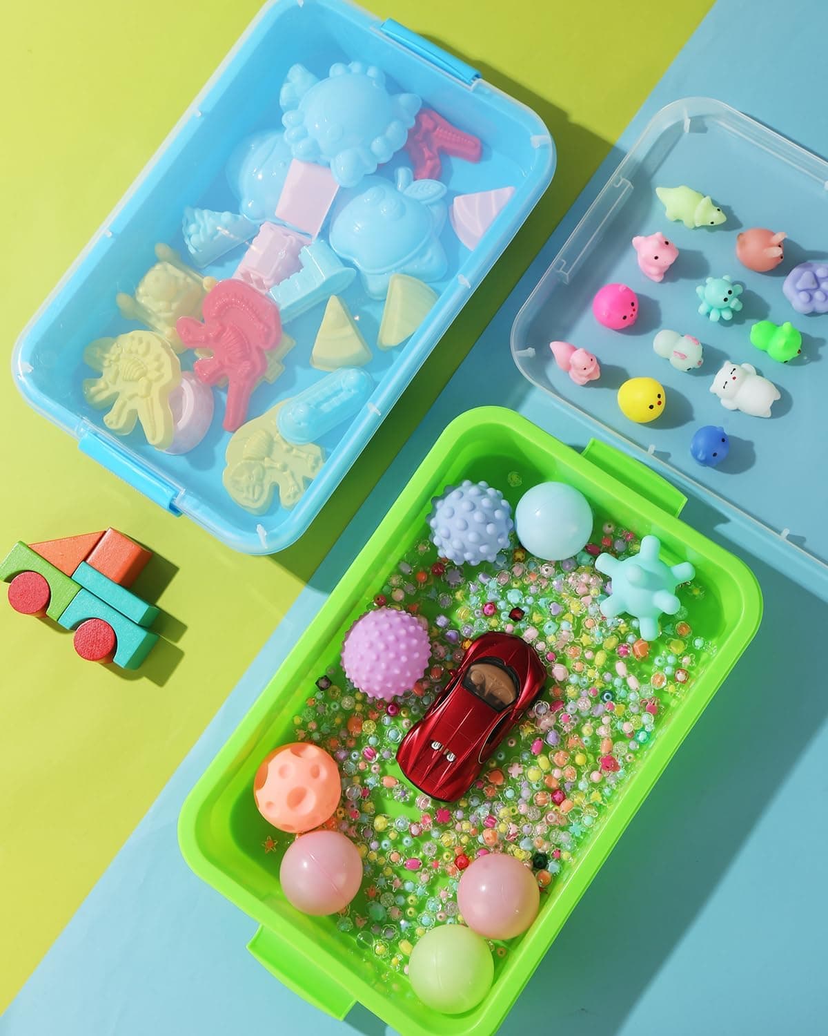 Sensory Bin Play Tray with Lid (15 inch, 2 Pack) thumbnail 5