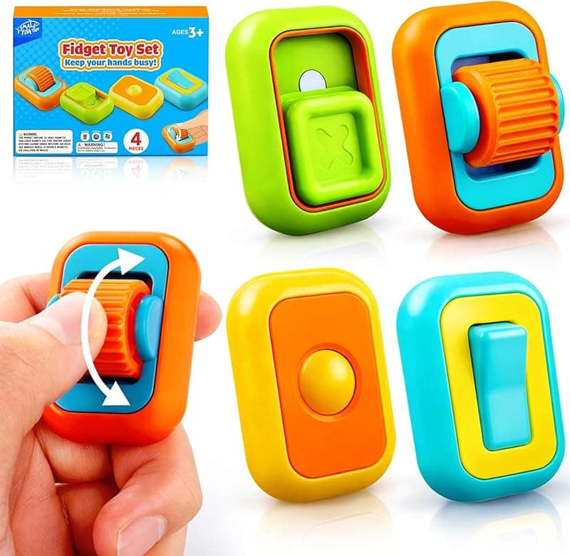 Fidget Toys Set (4 Pack Sensory Stress Relief)