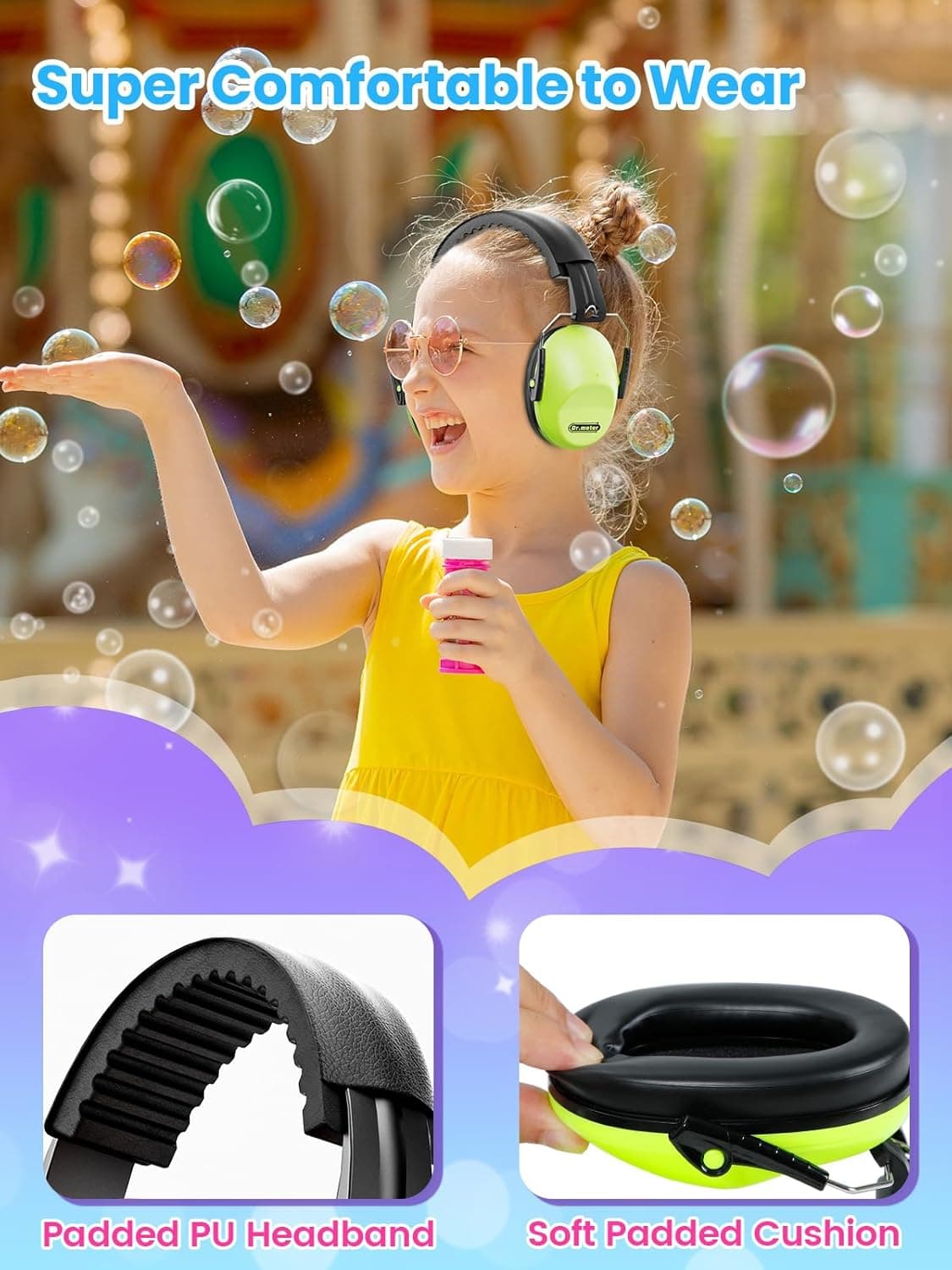 Noise Cancelling Earmuffs for Kids & Adults (27.4 SNR) thumbnail 2