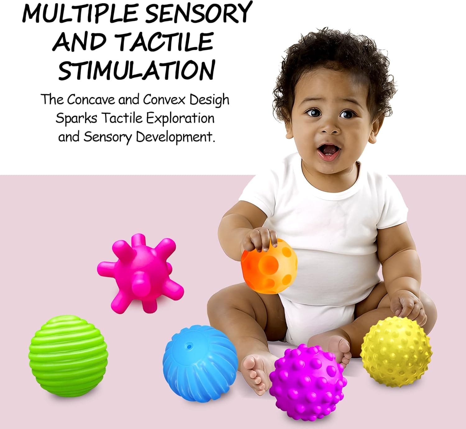 Baby Textured Multi Sensory Ball Set (Gift Box) thumbnail 3