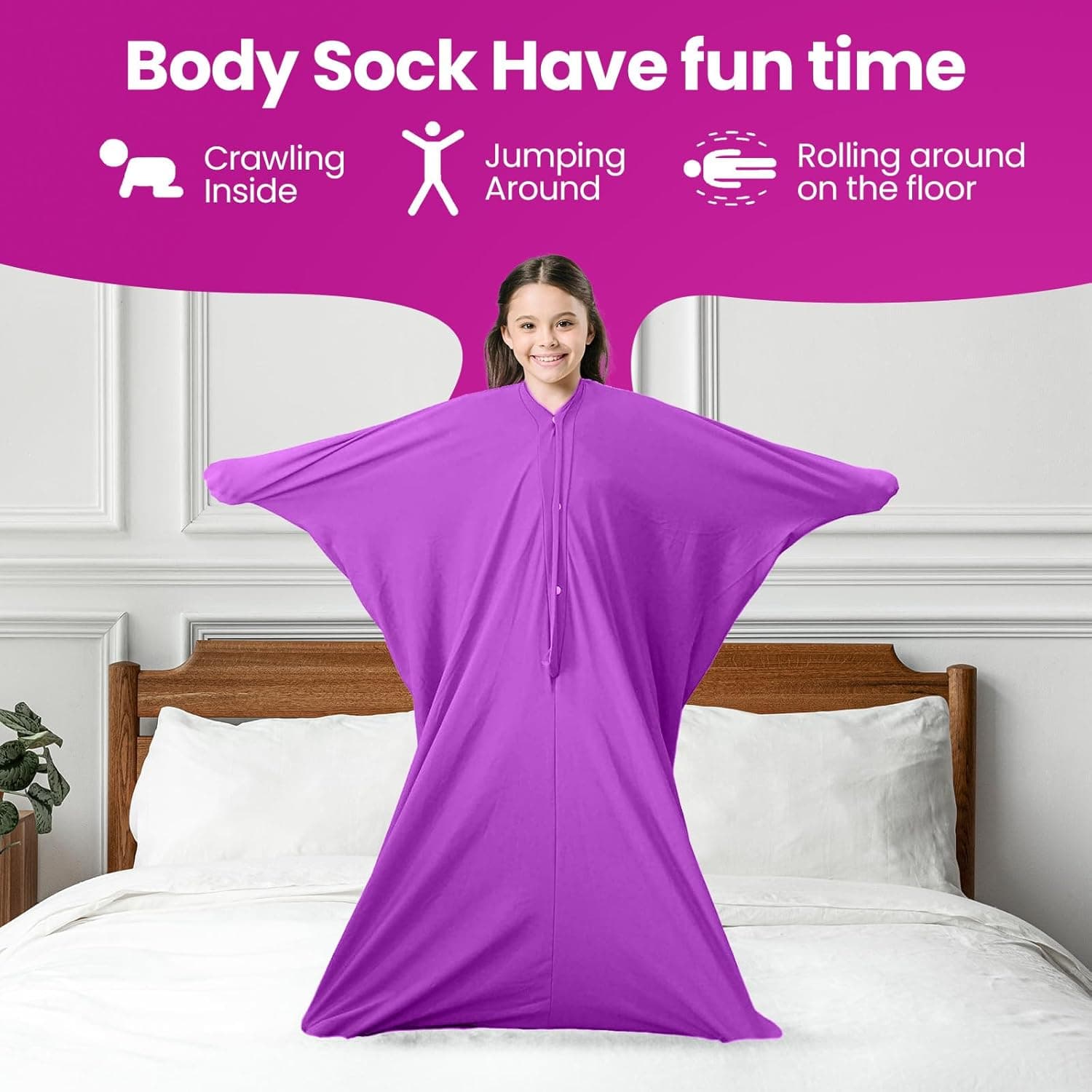 SENSORY4U Sensory Sack Body Sock (Stretchy) thumbnail 5