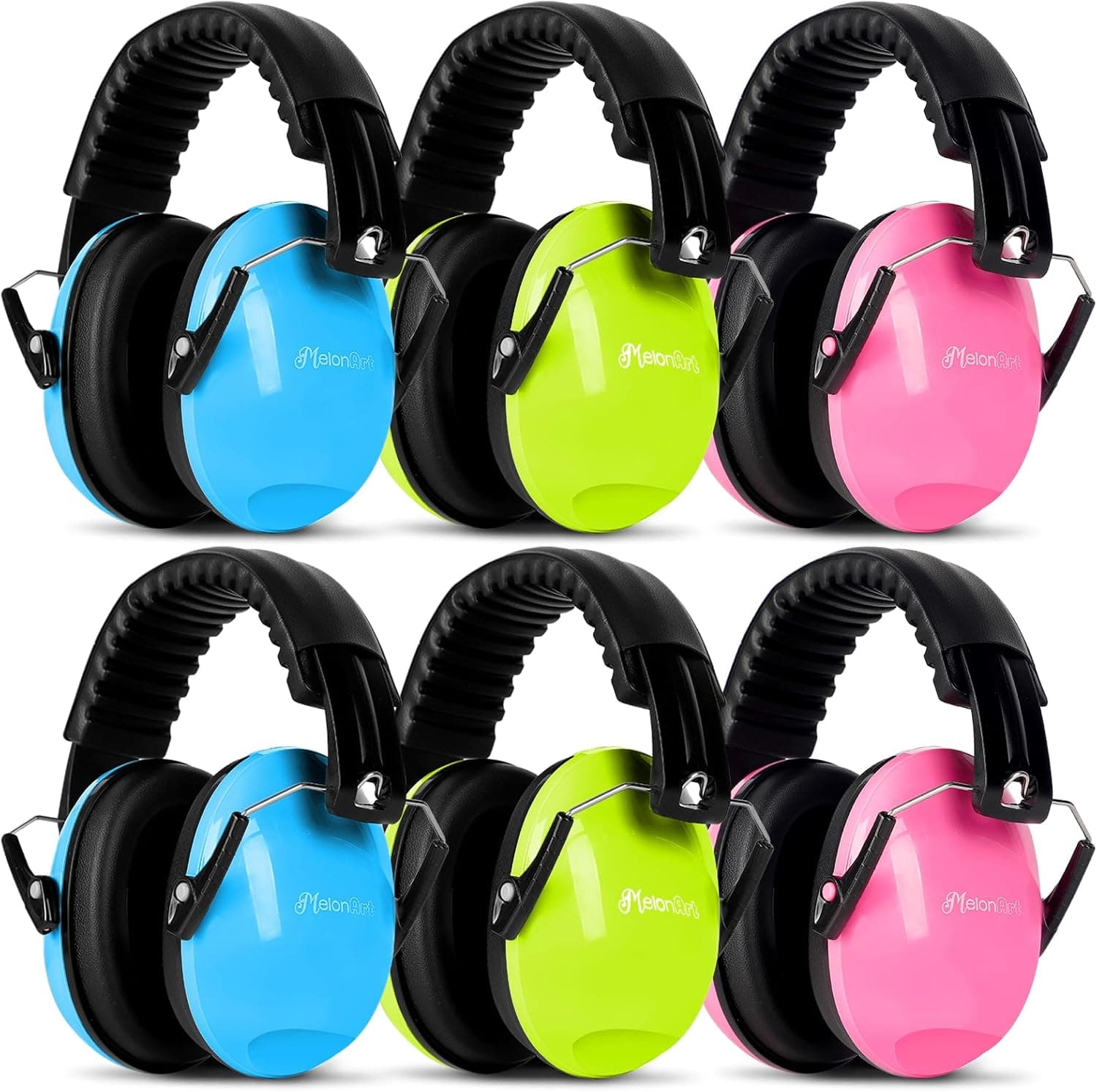 MelonArt Kids Noise Cancelling Headphones (6 Pack)