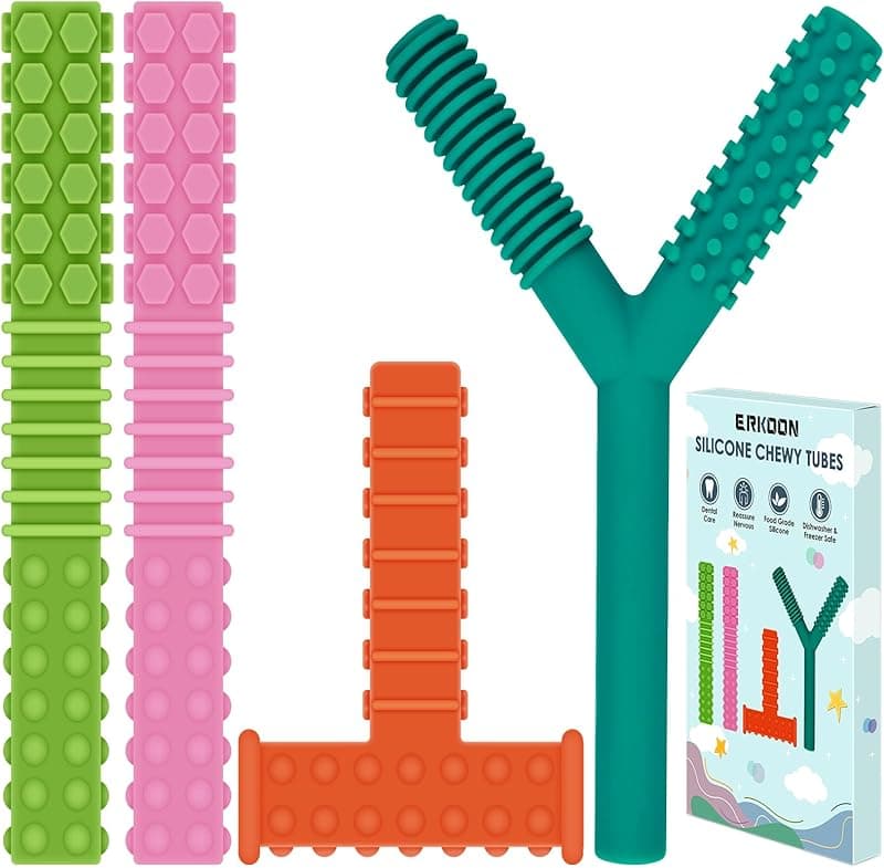 Sensory Chew Toys for Autistic Children (4 Pack)