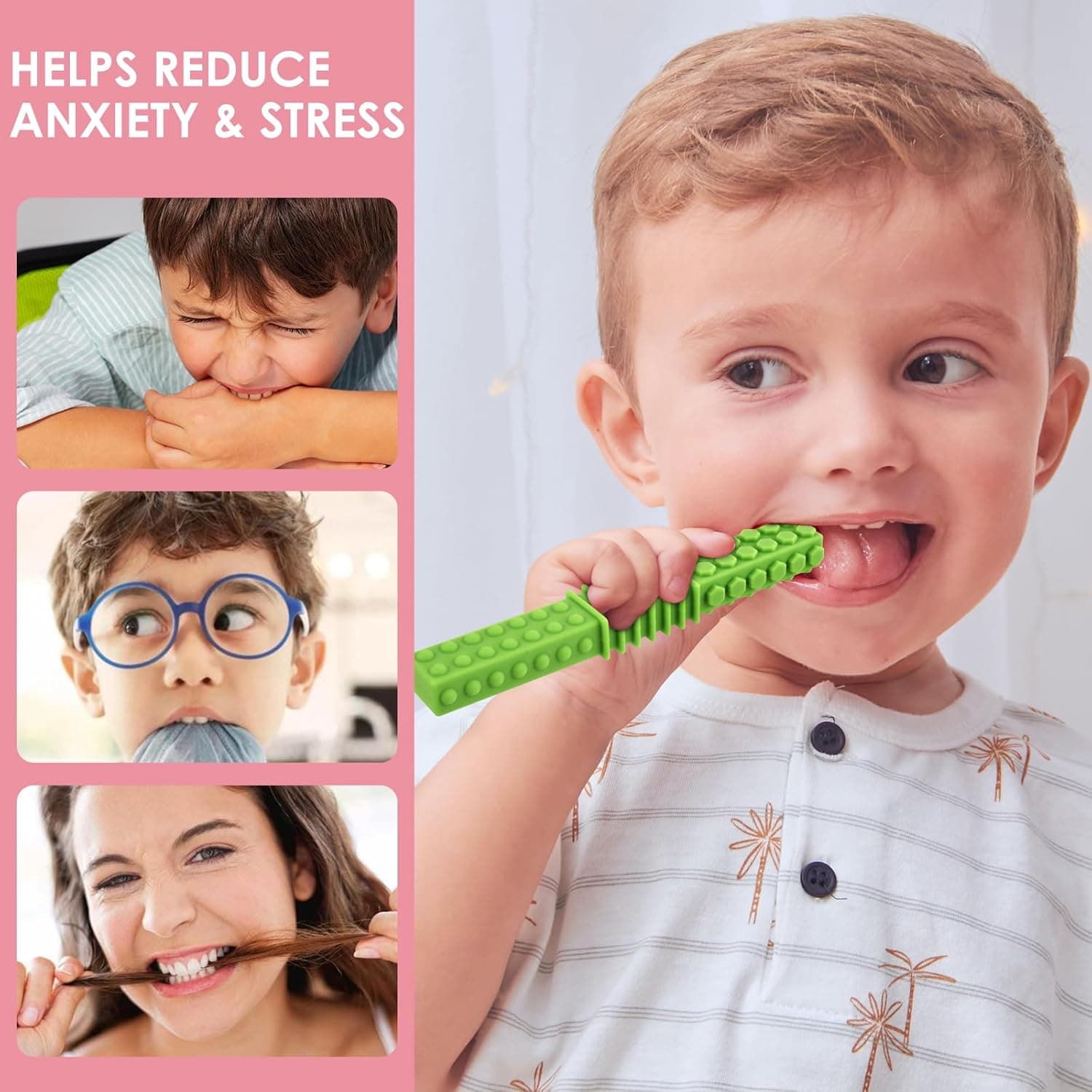 Sensory Chew Toys for Autistic Children (4 Pack) thumbnail 5