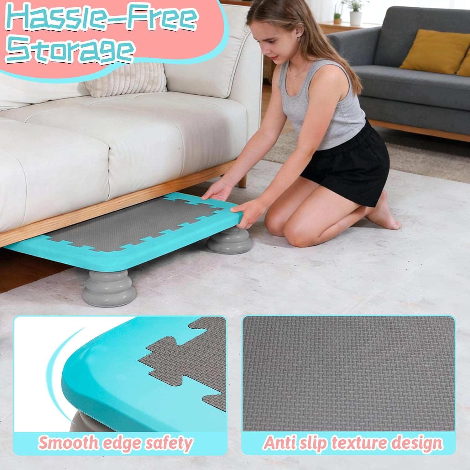 Mini Trampoline for Kids (25 inch, Balance & Bounce) thumbnail 2