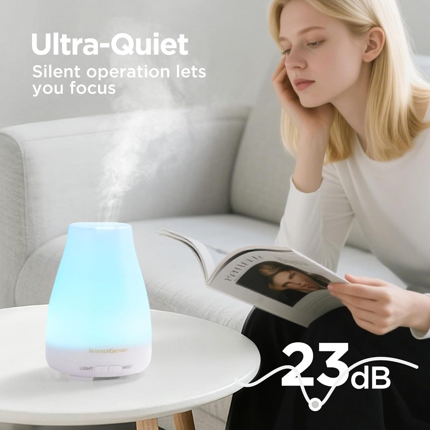 InnoGear Essential Oil Diffuser for Kids Room thumbnail 4