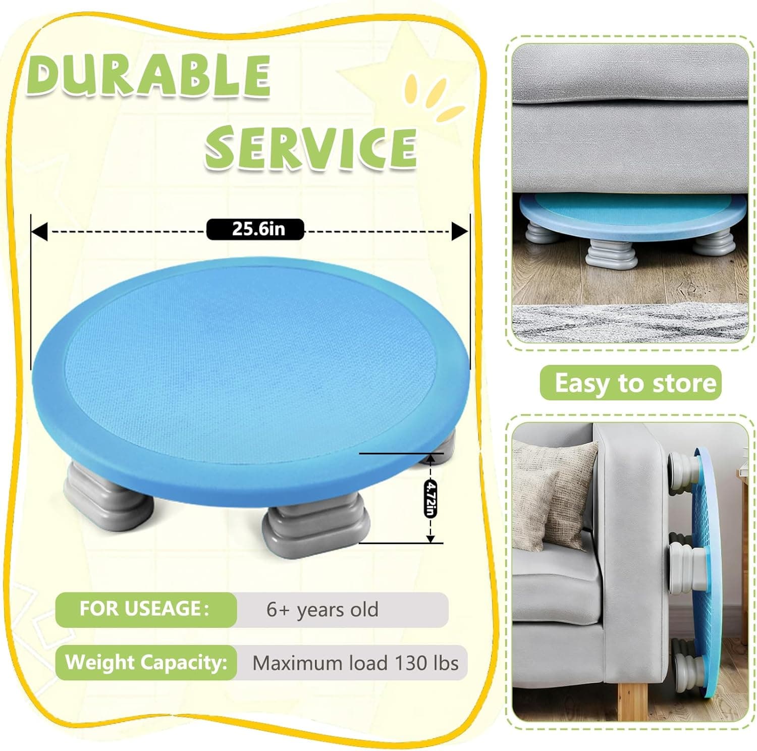 Kids Sensory Trampoline Indoor Bounce Board thumbnail 3