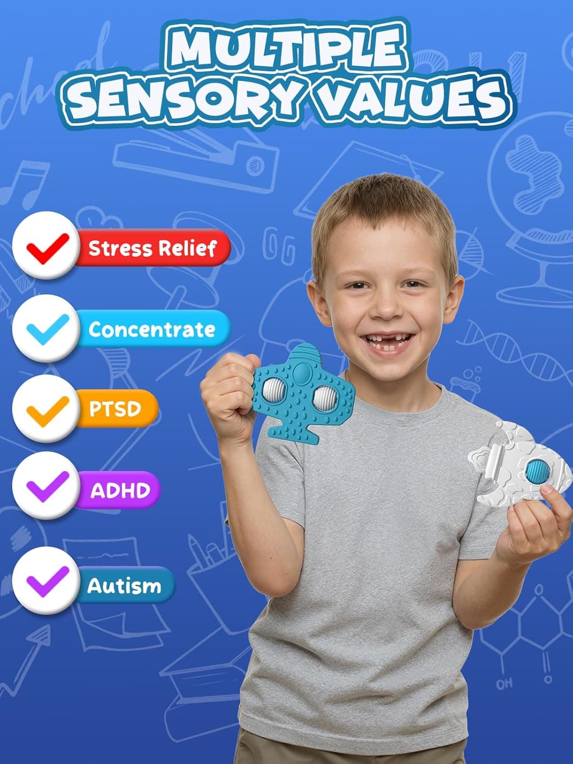 Silicone Rolling Fidget Toys (6 Pack) thumbnail 5
