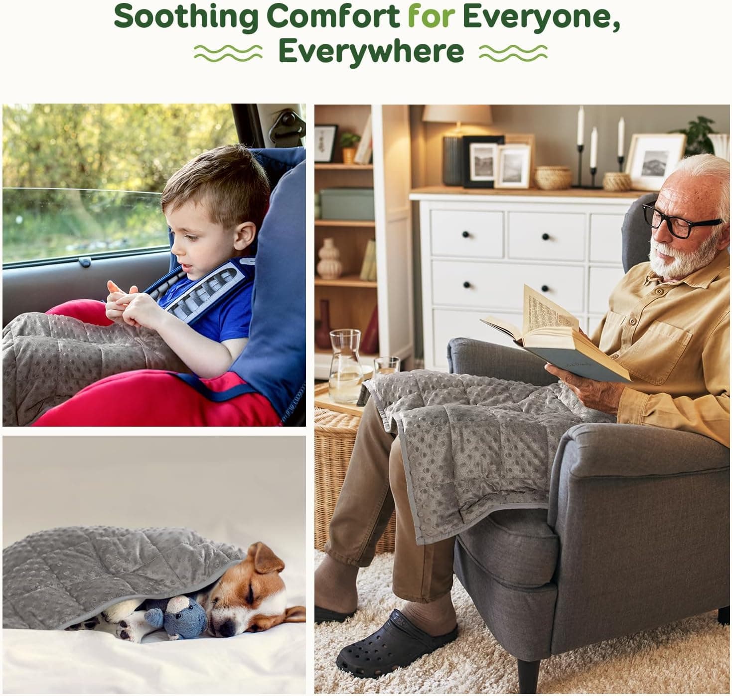 Sivio Weighted Lap Blanket for Kids (2 lbs) thumbnail 5