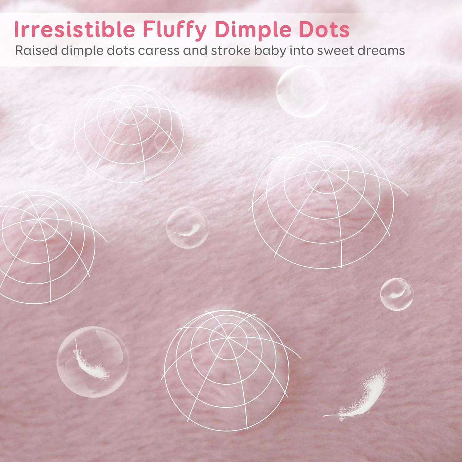 Sivio Minky Dotted Weighted Blanket (3 lbs) thumbnail 3