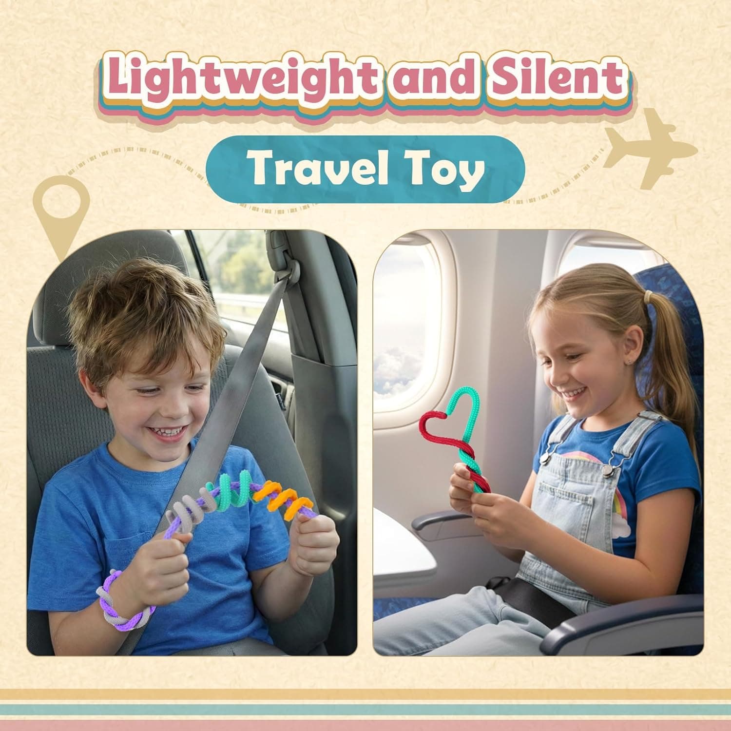 Quiet Silicone Fidget Stick — Textured Sensory Toy thumbnail 5