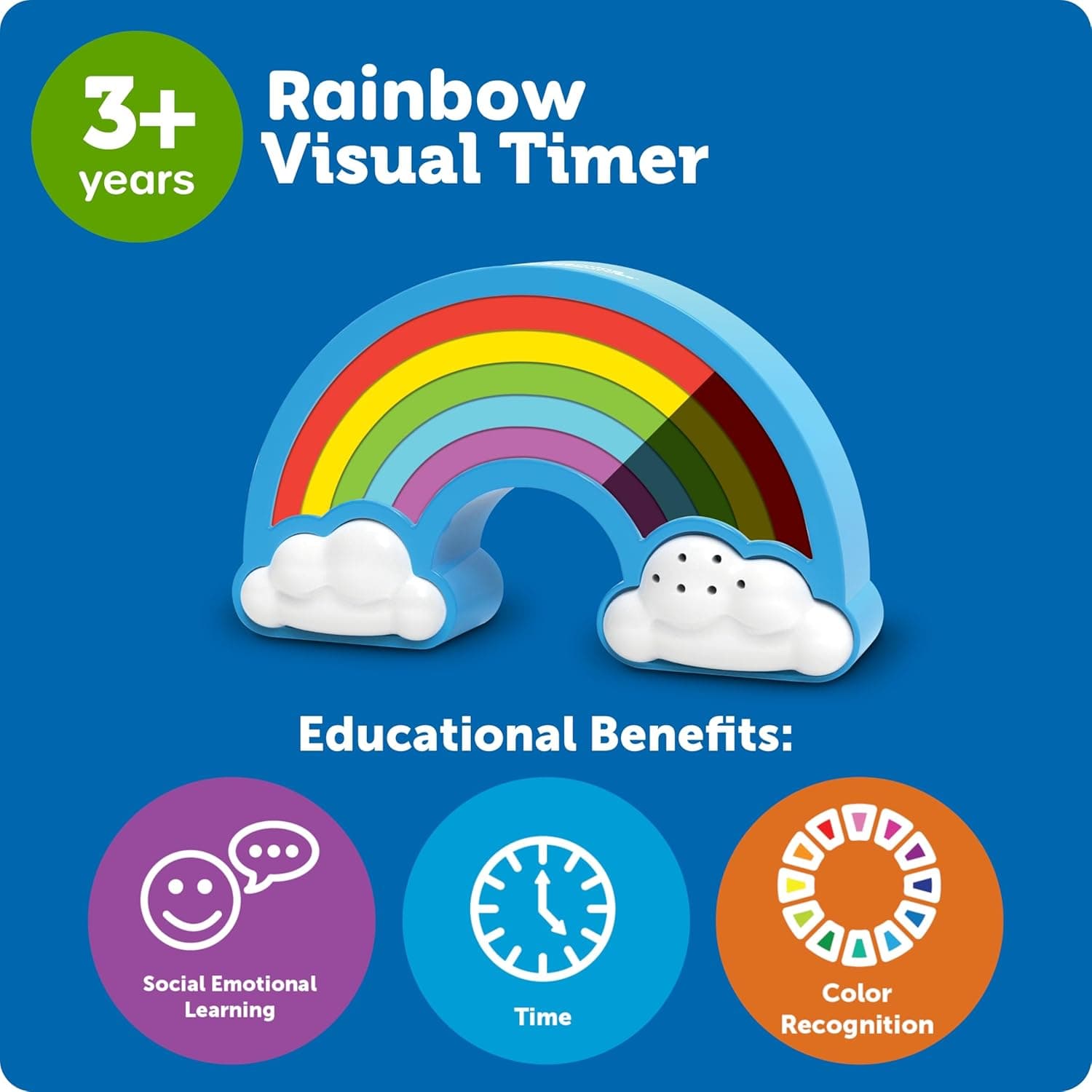 Learning Resources Rainbow Visual Timer with Audio thumbnail 5