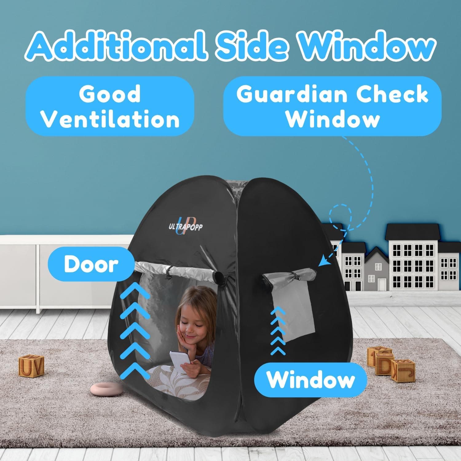 Portable Sensory Tent for Kids with Autism thumbnail 4