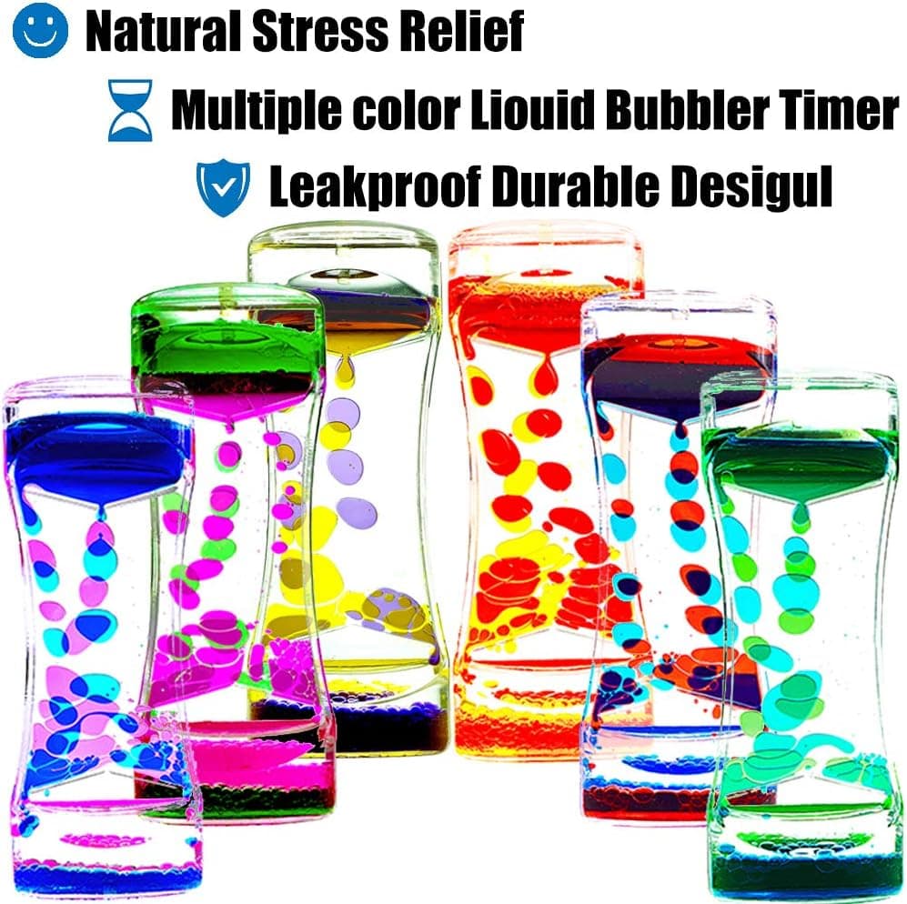 Liquid Motion Bubbler Timer (6 Pack, Colorful) thumbnail 2