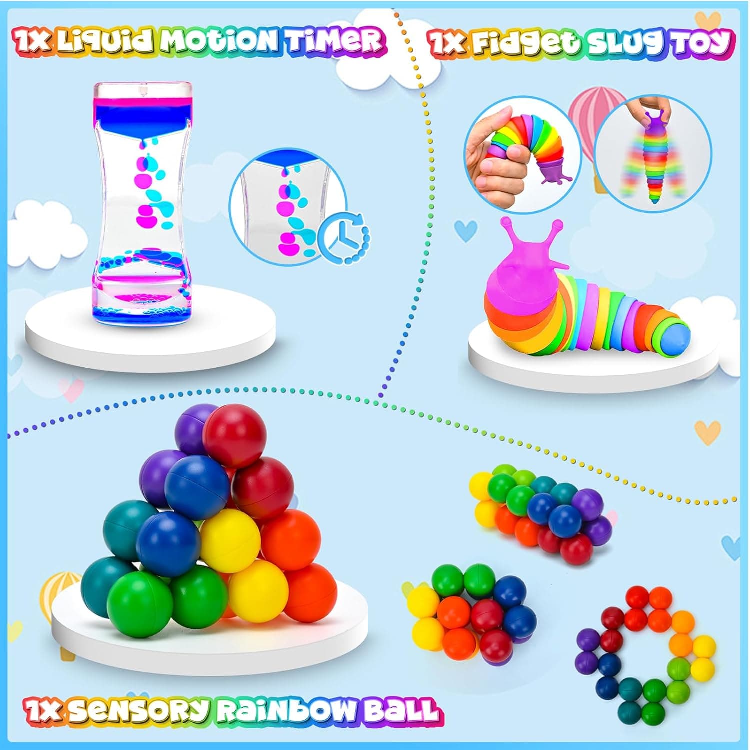 Fidget Toys Bulk Pack (15 Pieces) for Classroom thumbnail 3