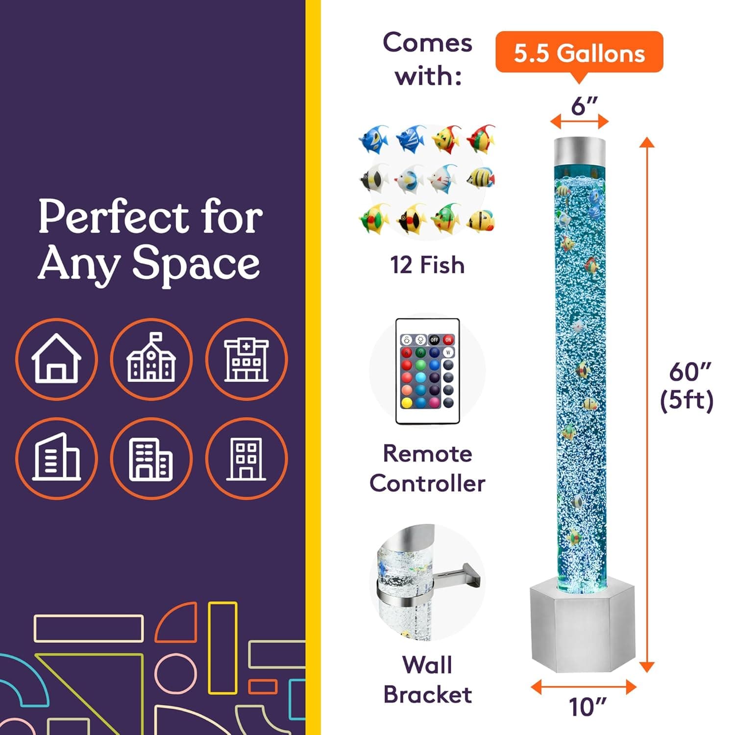 Special Supplies Aquarium Bubble Tube (Large, 12 Fish) thumbnail 2