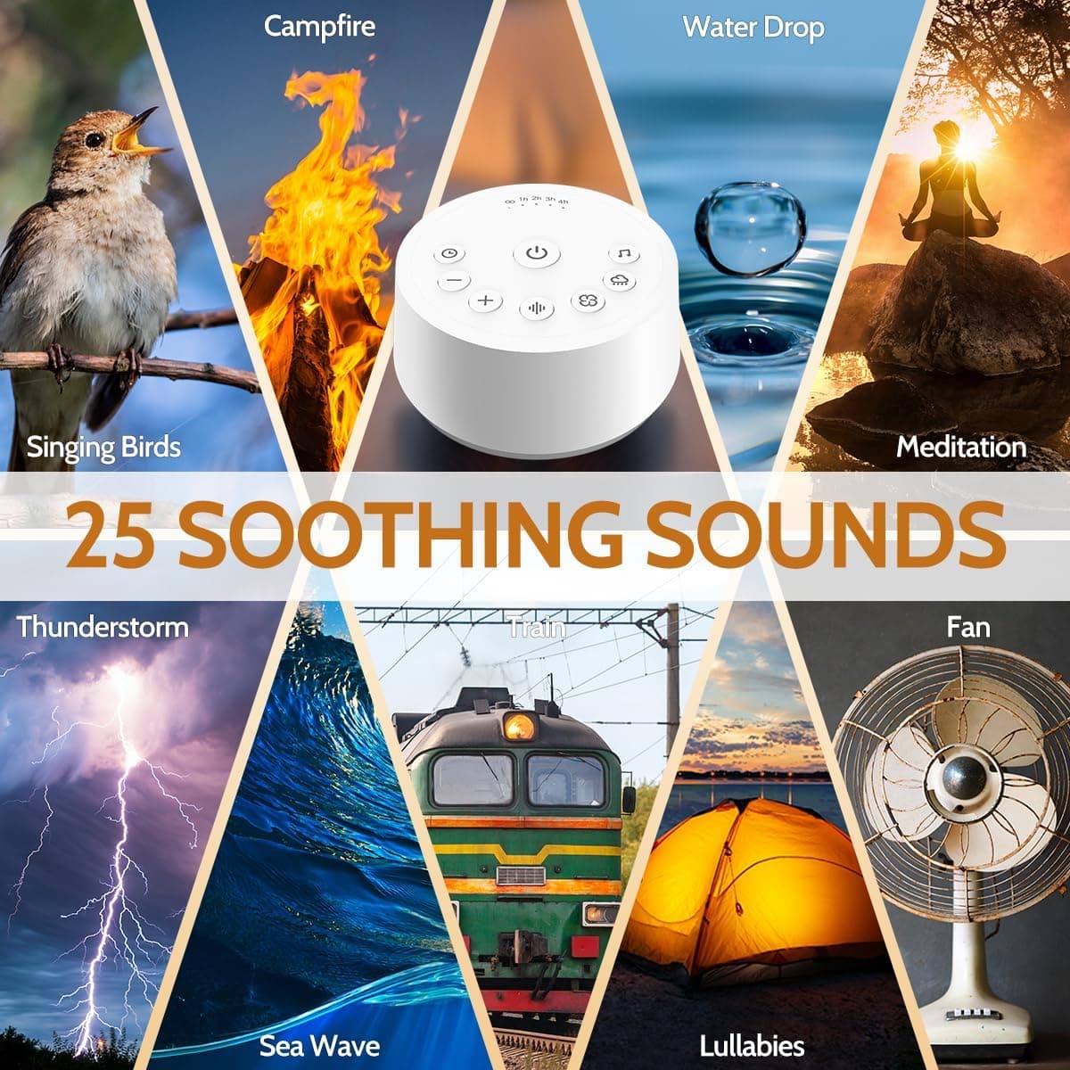 Color Noise Sound Machine (25 Sounds, Compact) thumbnail 2