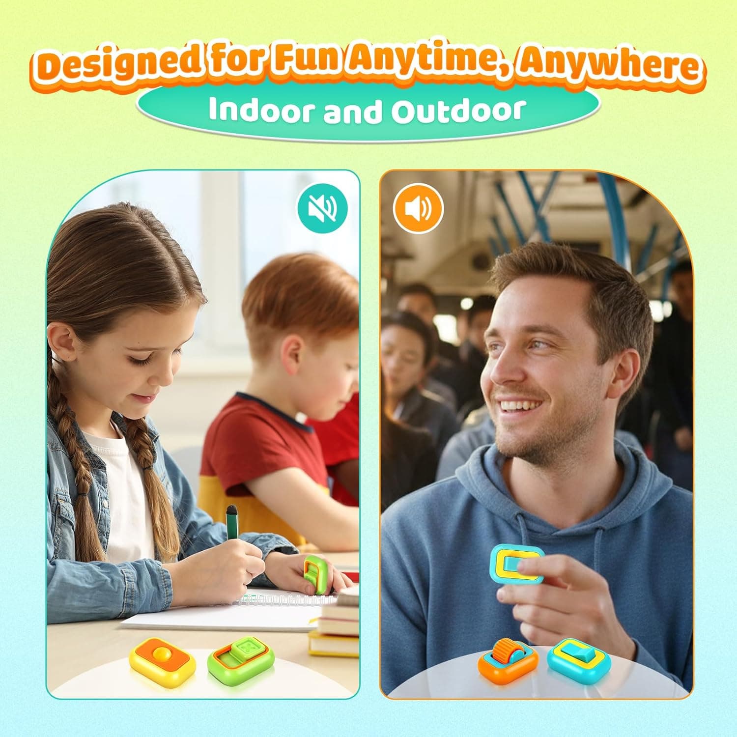 Fidget Toys Set (4 Pack Sensory Stress Relief) thumbnail 4