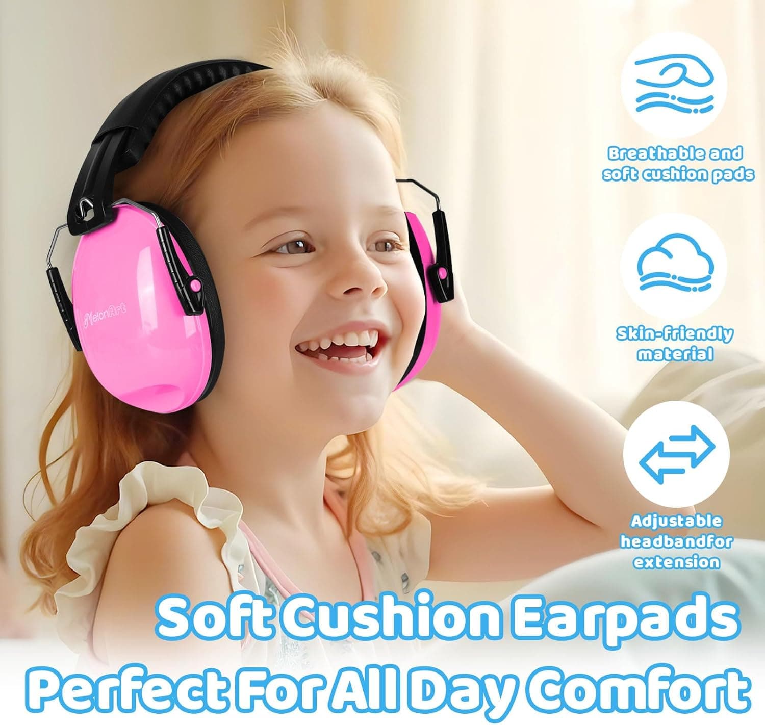 MelonArt Kids Noise Cancelling Headphones (6 Pack) thumbnail 4