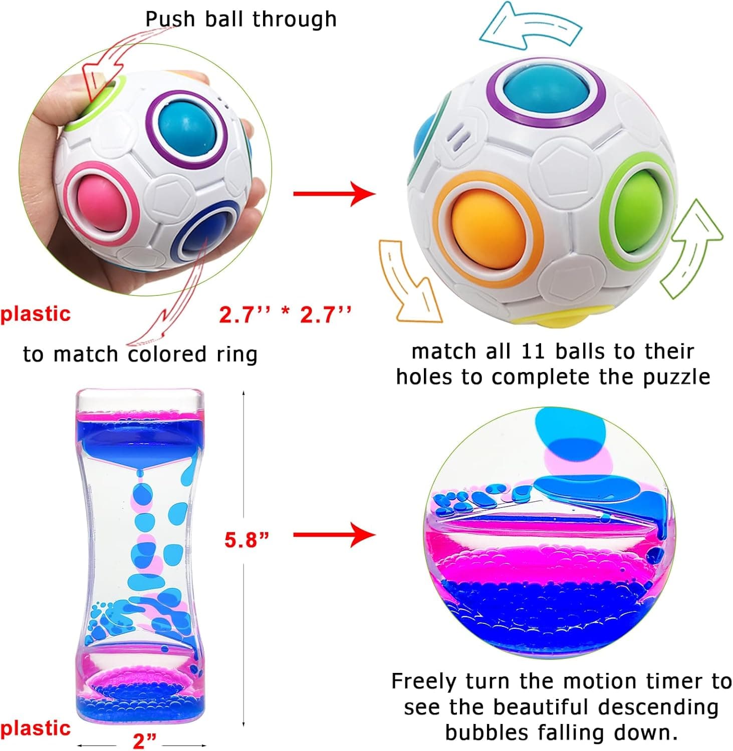 Scientoy Fidget Toy Set (35 Pcs) for Autism/ADHD thumbnail 3