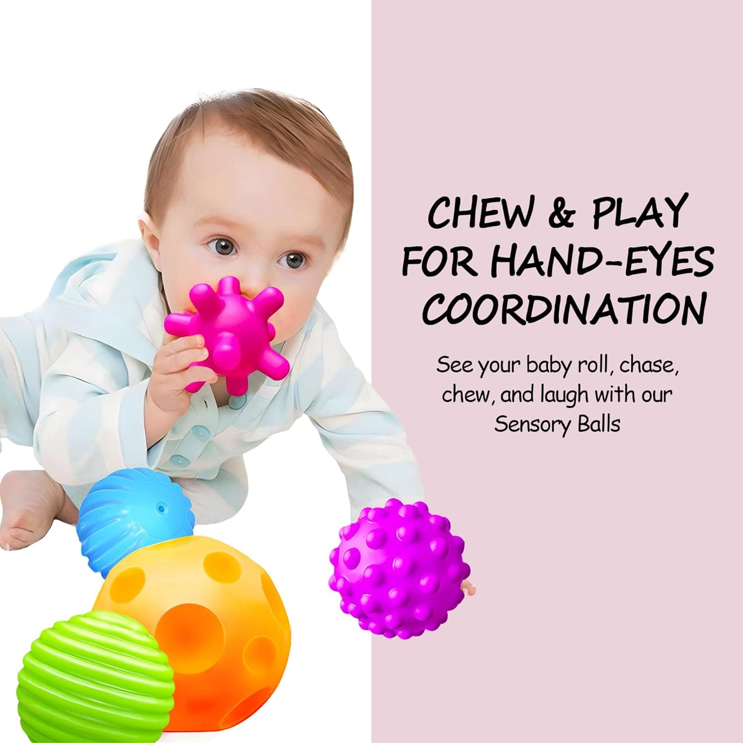 Baby Textured Multi Sensory Ball Set (Gift Box) thumbnail 4