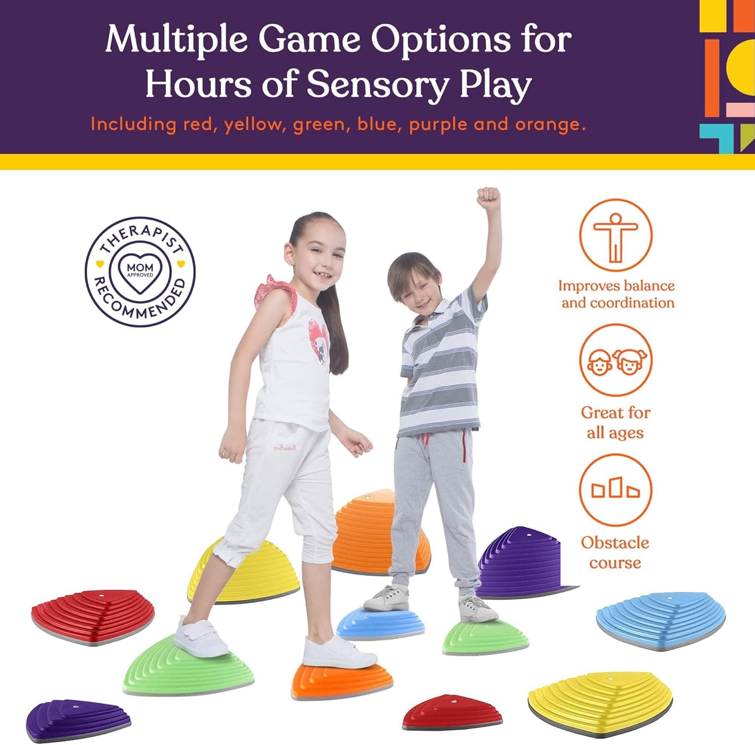 Special Supplies Stepping Stones for Kids (Balance Blocks) thumbnail 5