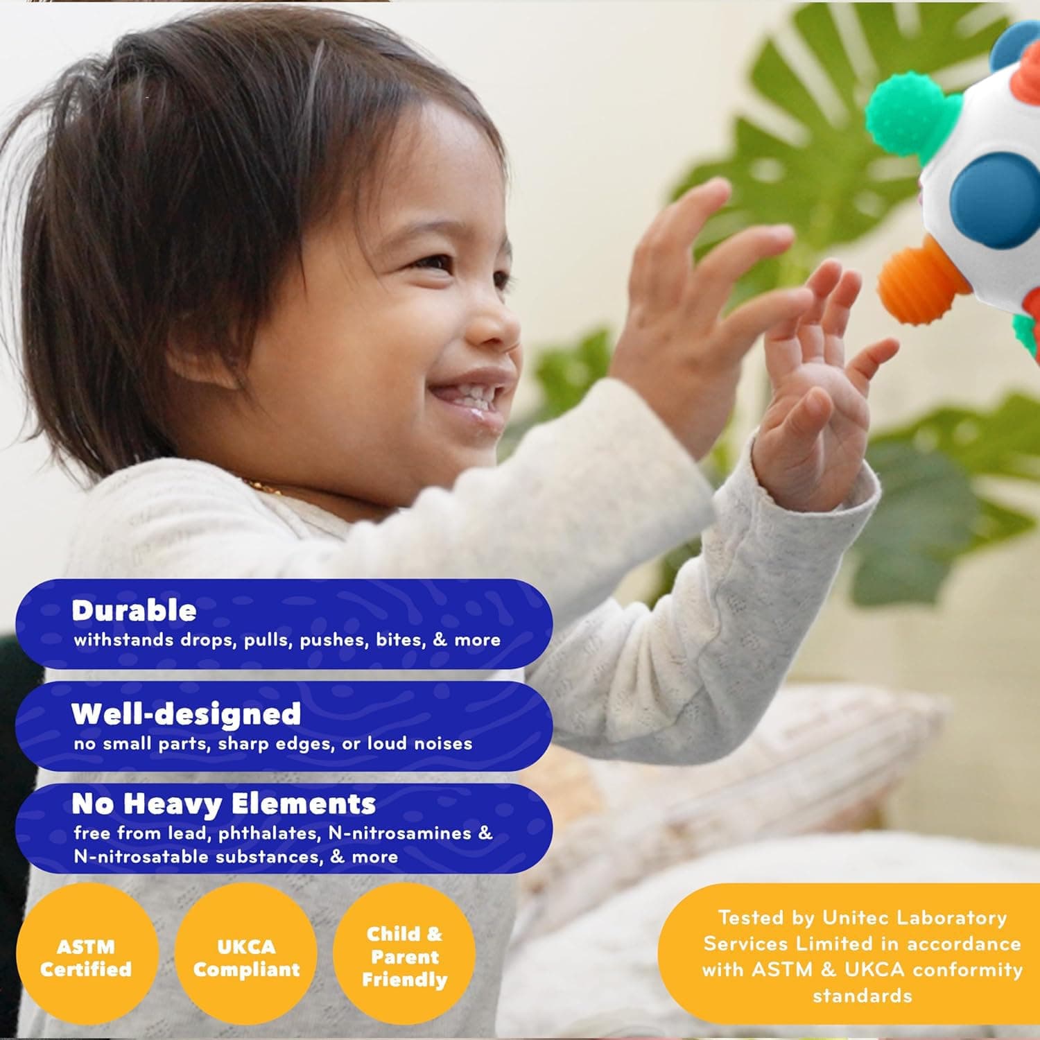 Mobi Woblii Platinum Sensory Teether Toy thumbnail 4