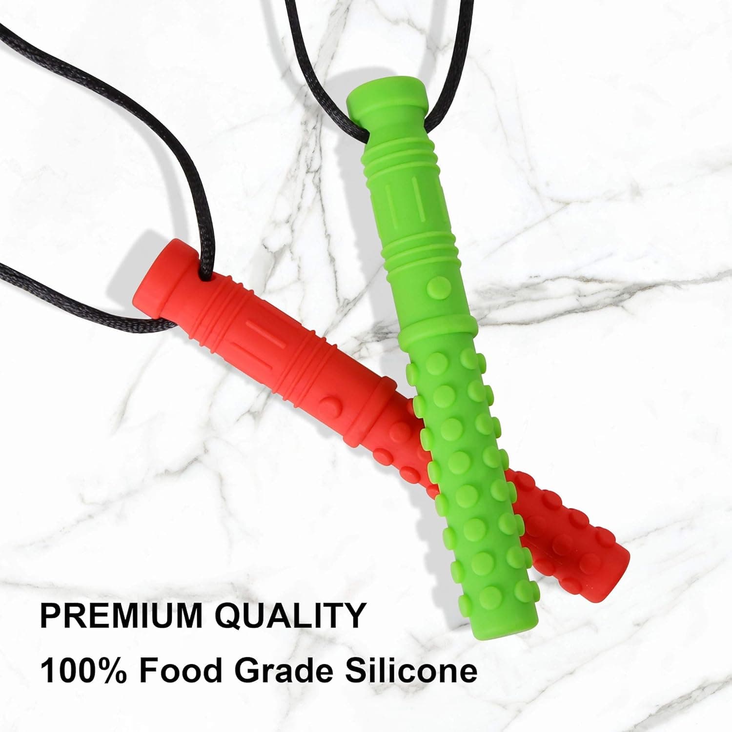Sensory Chew Necklace for Kids (6 Pack) thumbnail 4