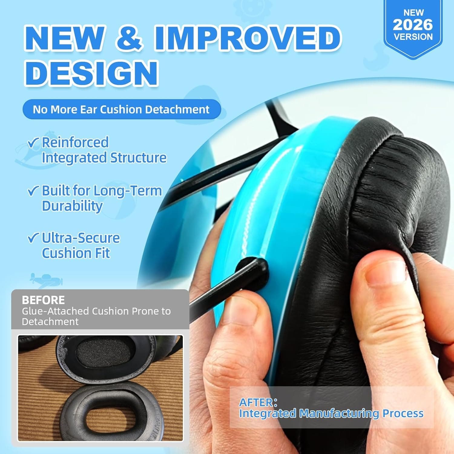 ZOHAN Kids Noise Cancelling Headphones (2 Pack) thumbnail 2