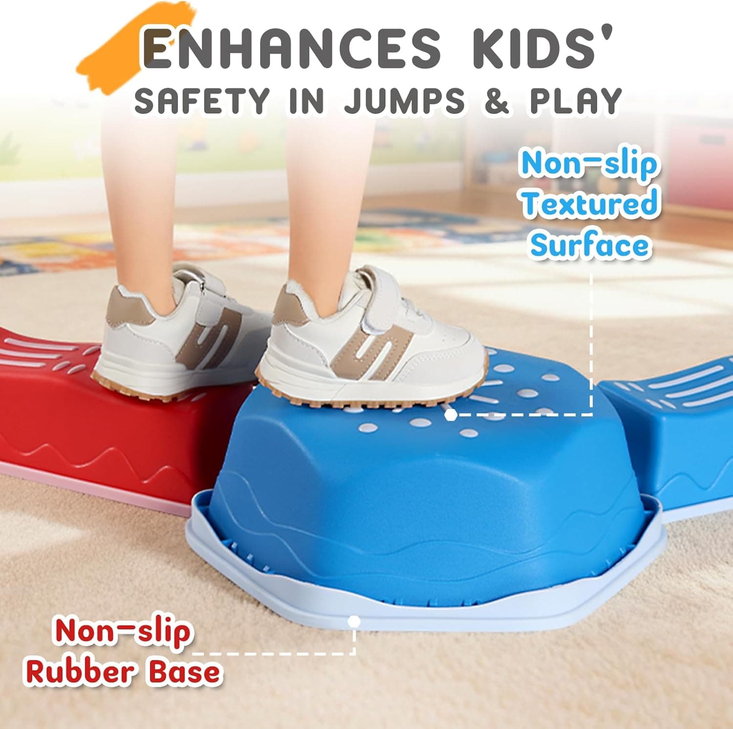 18 Piece Balance Beam Obstacle Course for Kids thumbnail 4