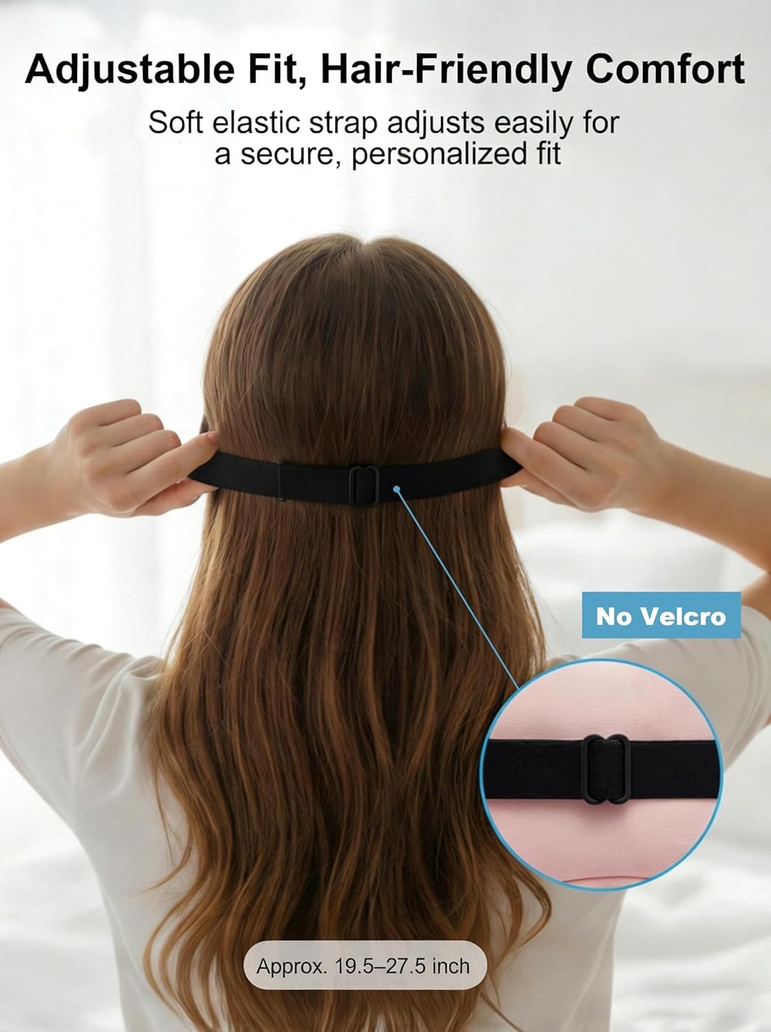 Weighted Sleep Eye Mask (3D Contoured Blackout) thumbnail 5