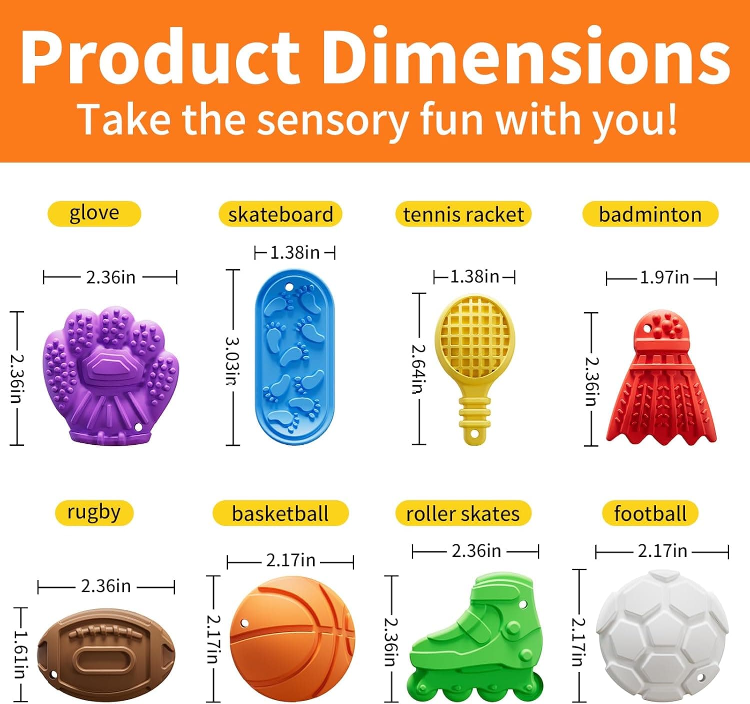 Sensory Calming Stones Fidget Kit (8 Pieces) thumbnail 2