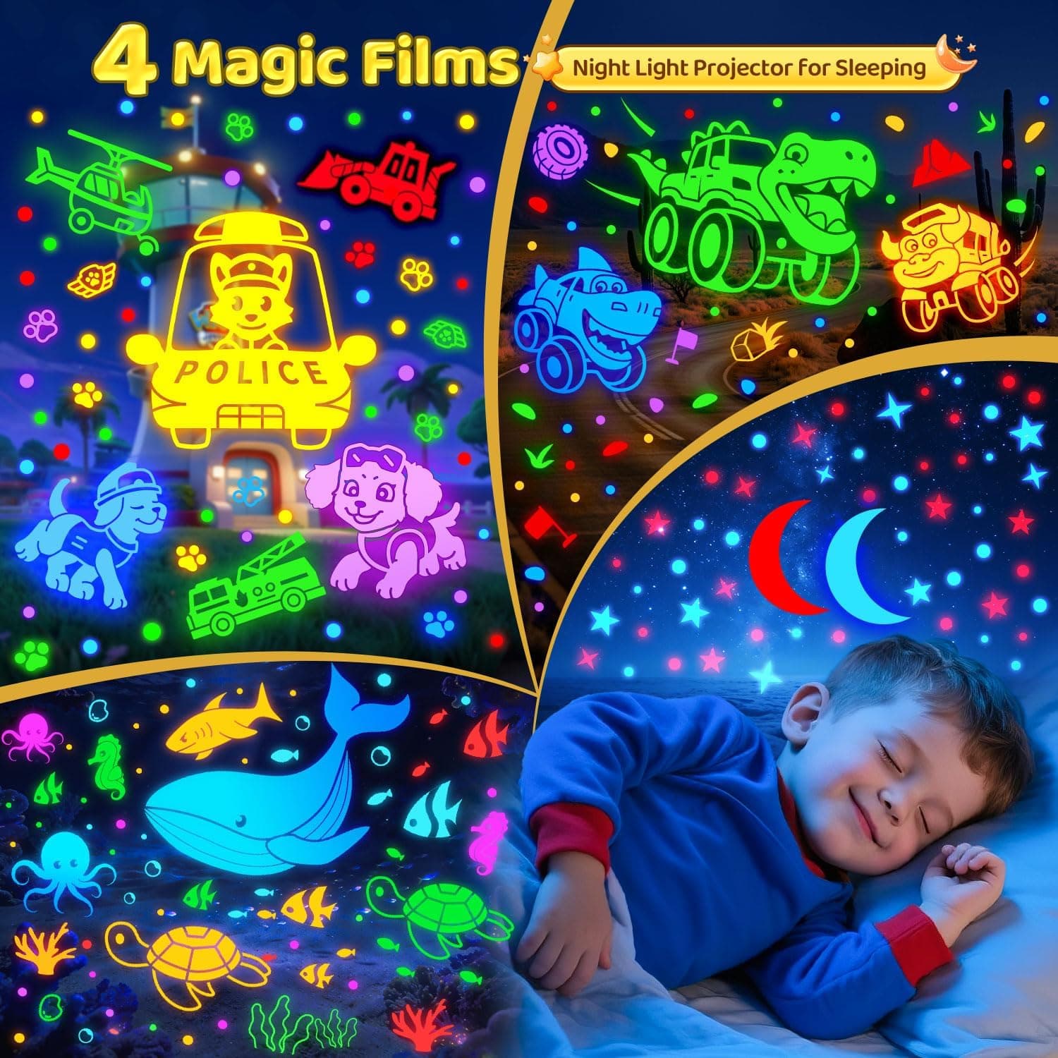Baby Sound Machine with Star Projector Night Light thumbnail 5