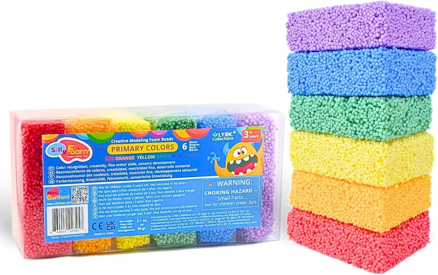 Silly Foam Creative Modeling Foam Beads (6 Colors)