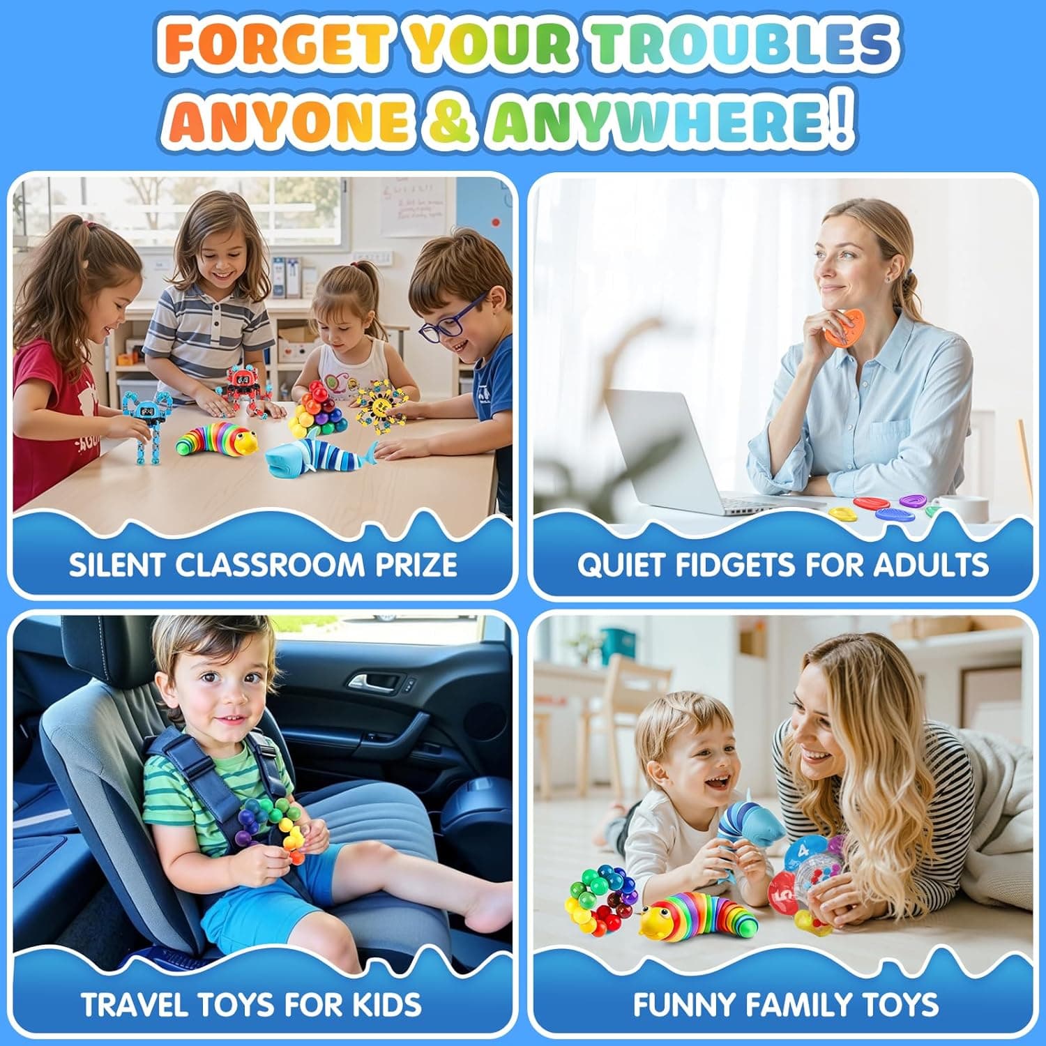 Textured Sensory Fidget Toys (8 Pieces) thumbnail 5