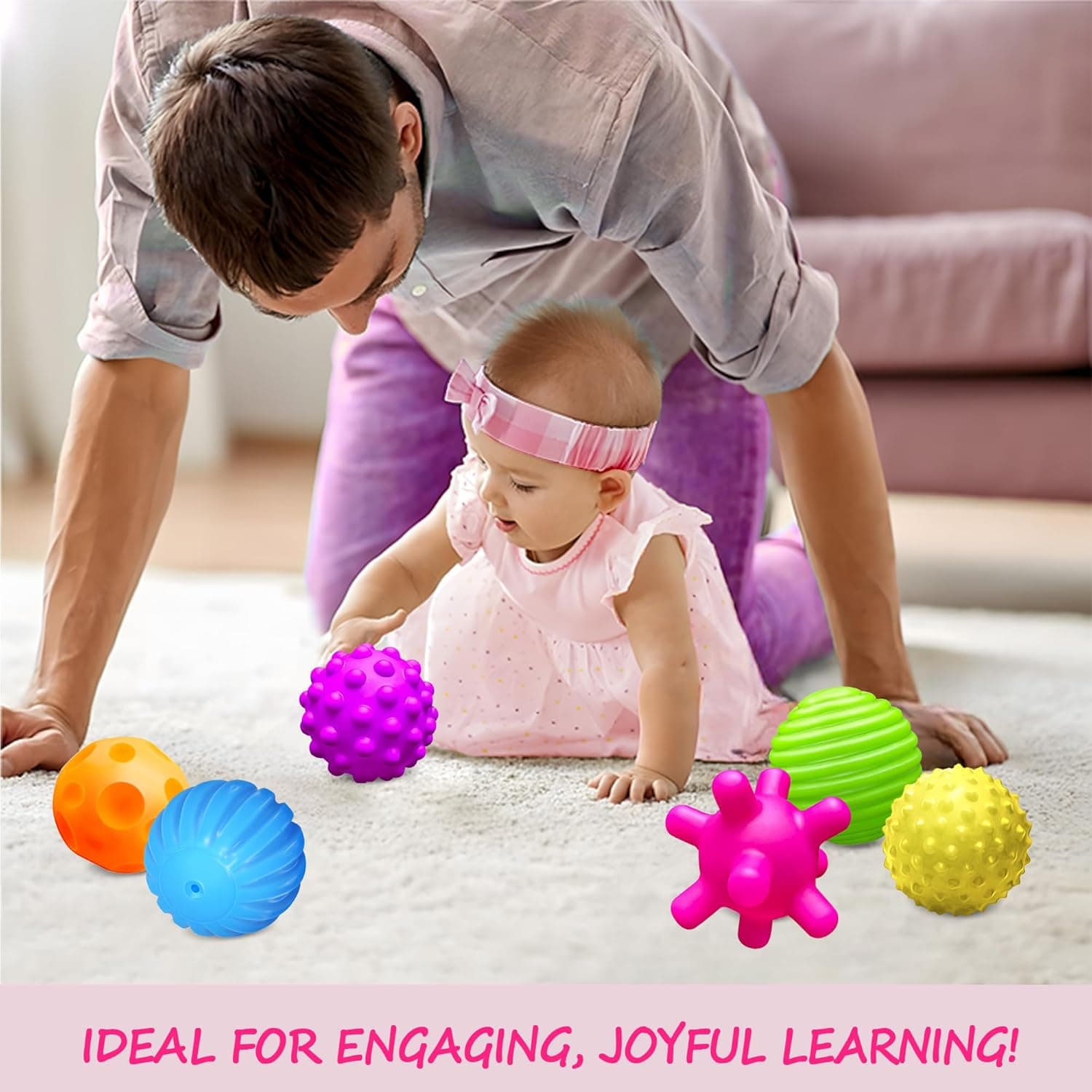 Baby Textured Multi Sensory Ball Set (Gift Box) thumbnail 5