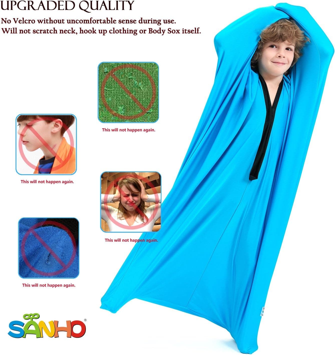 SANHO Sensory Sock Body Sock for Kids thumbnail 2