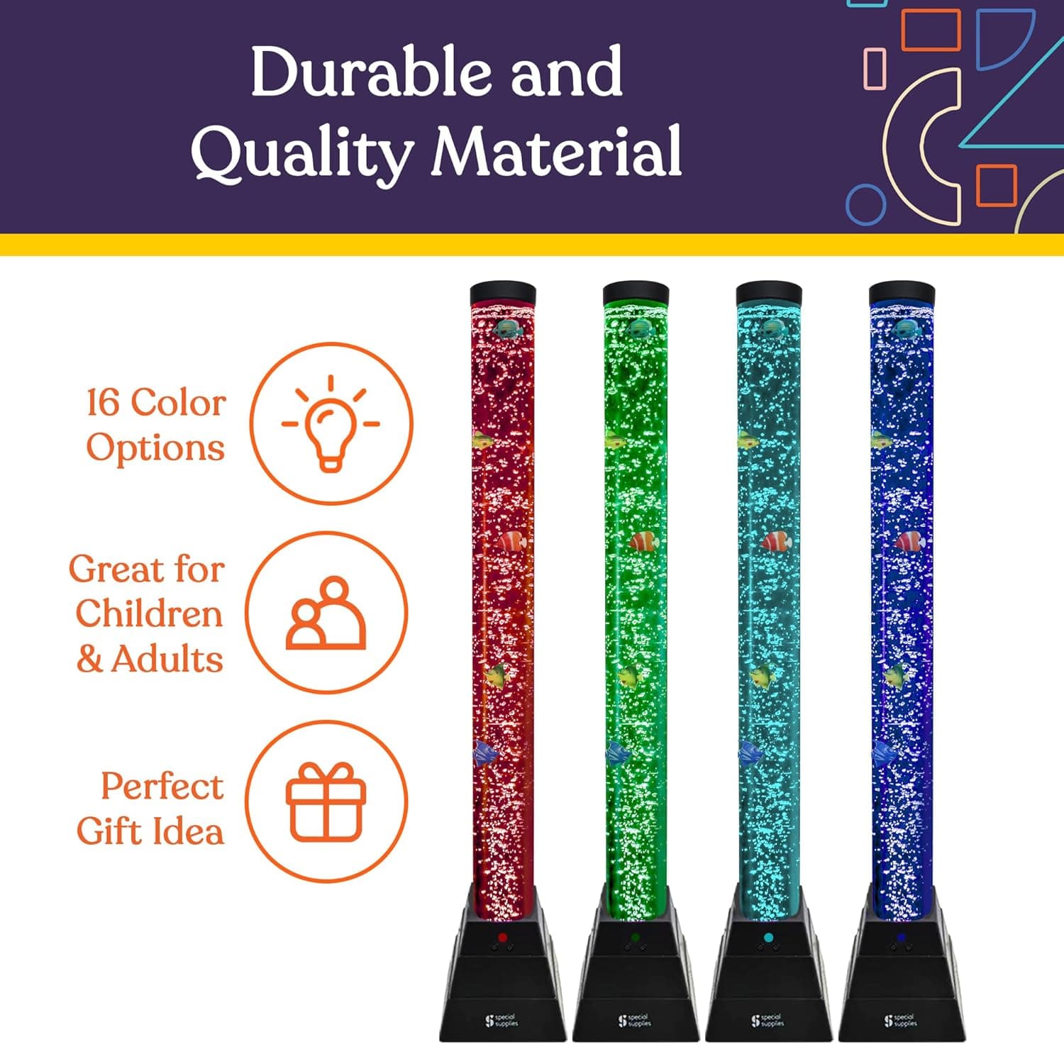 Special Supplies Aquarium Sensory Bubble Tube (8 Fish) thumbnail 3