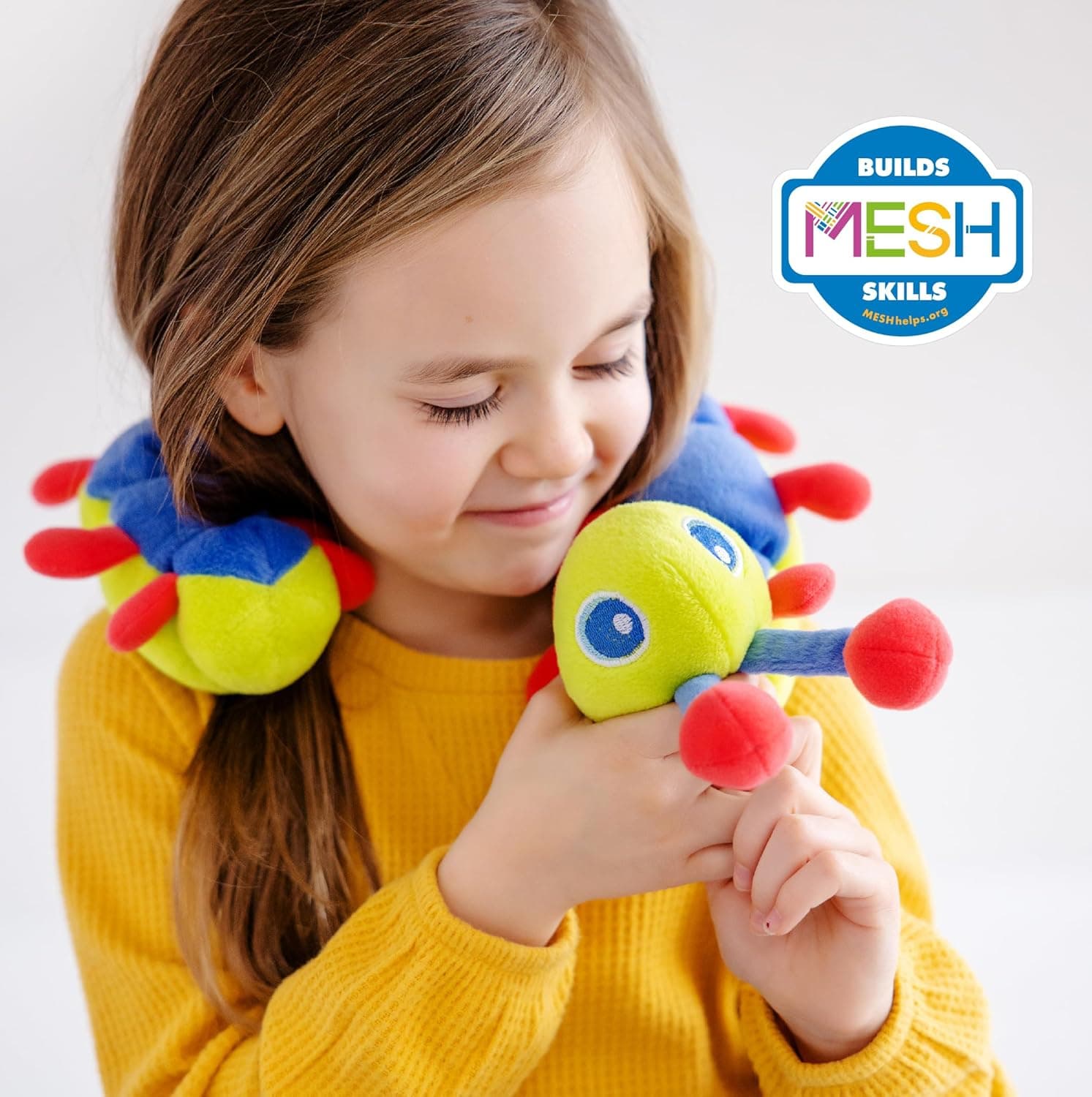 Calmee the Caterpillar Weighted Sensory Plush thumbnail 3