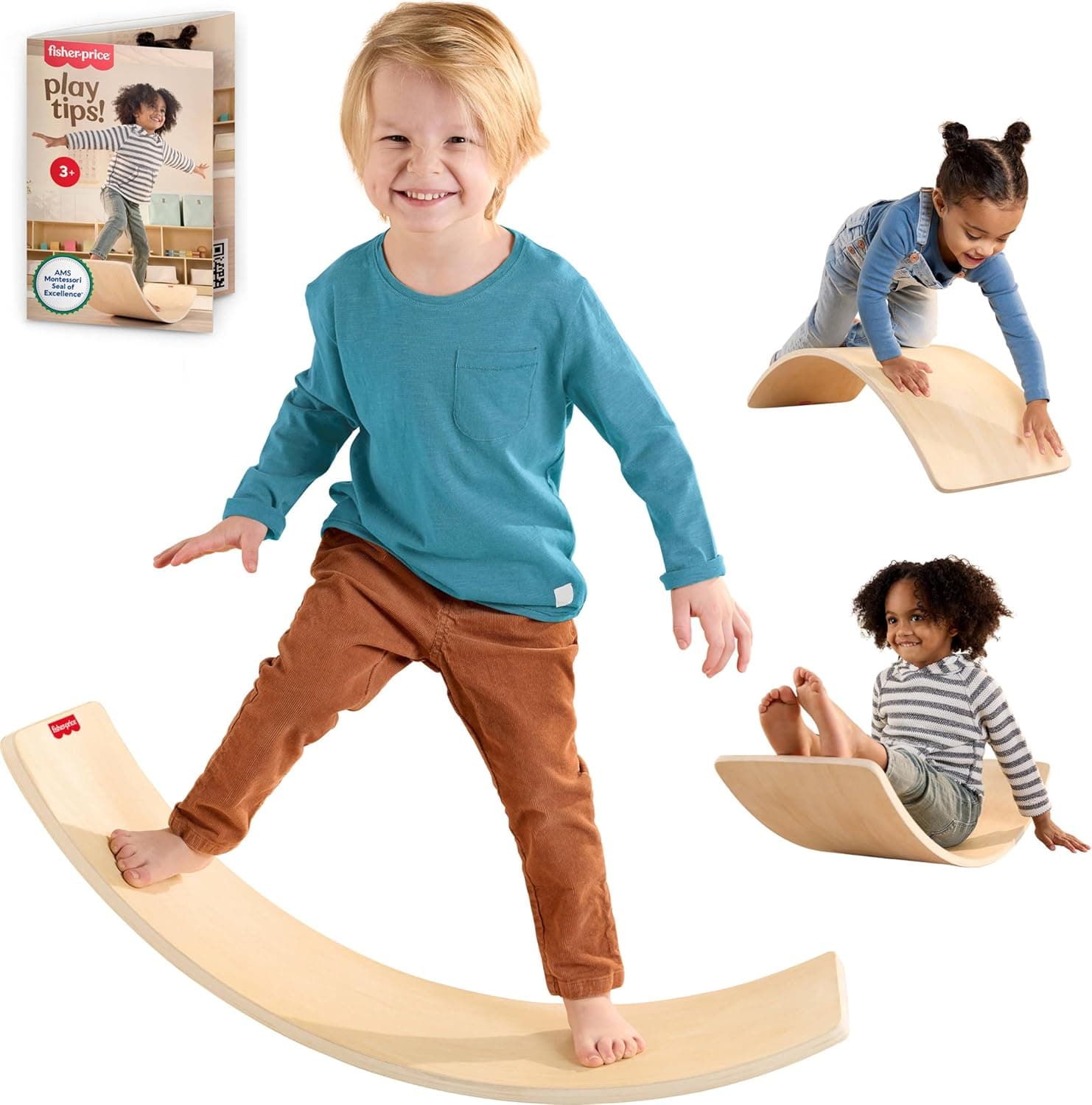 Fisher-Price Wood Montessori Balance Board