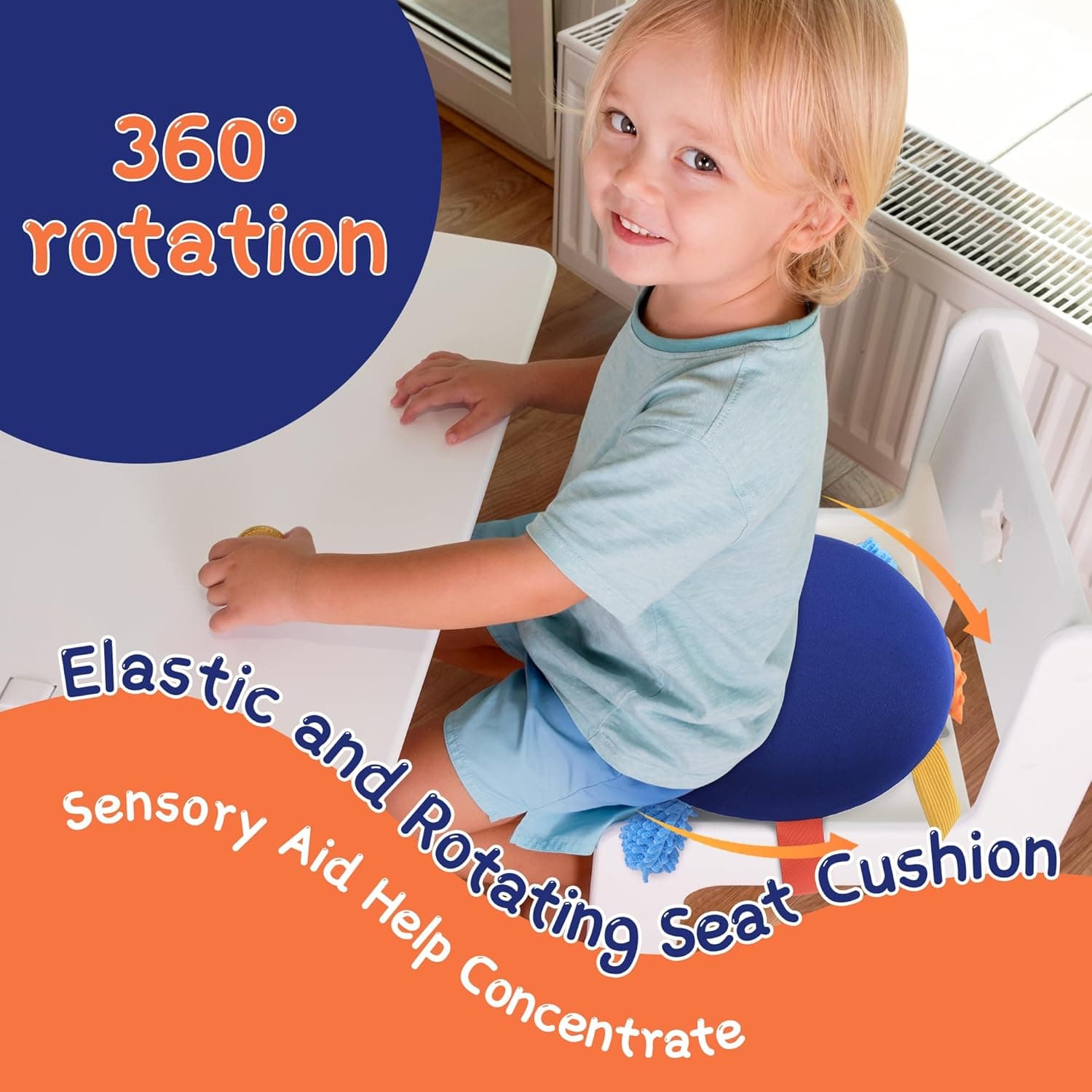 BALAPET Wiggle Seat Cushion (Memory Foam, 2-in-1) thumbnail 4